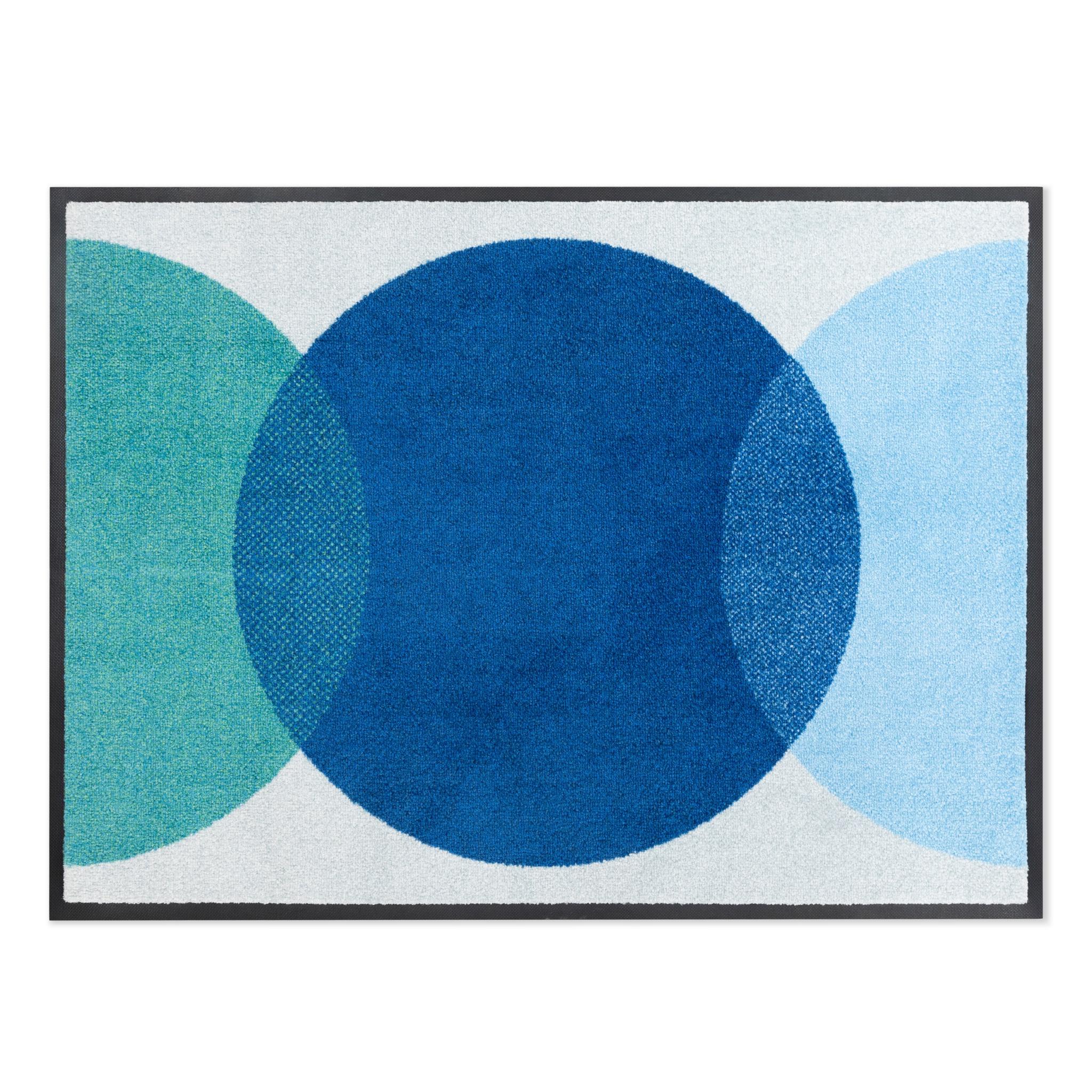 Heymat's Doormat Spot Blue, 85x115cm