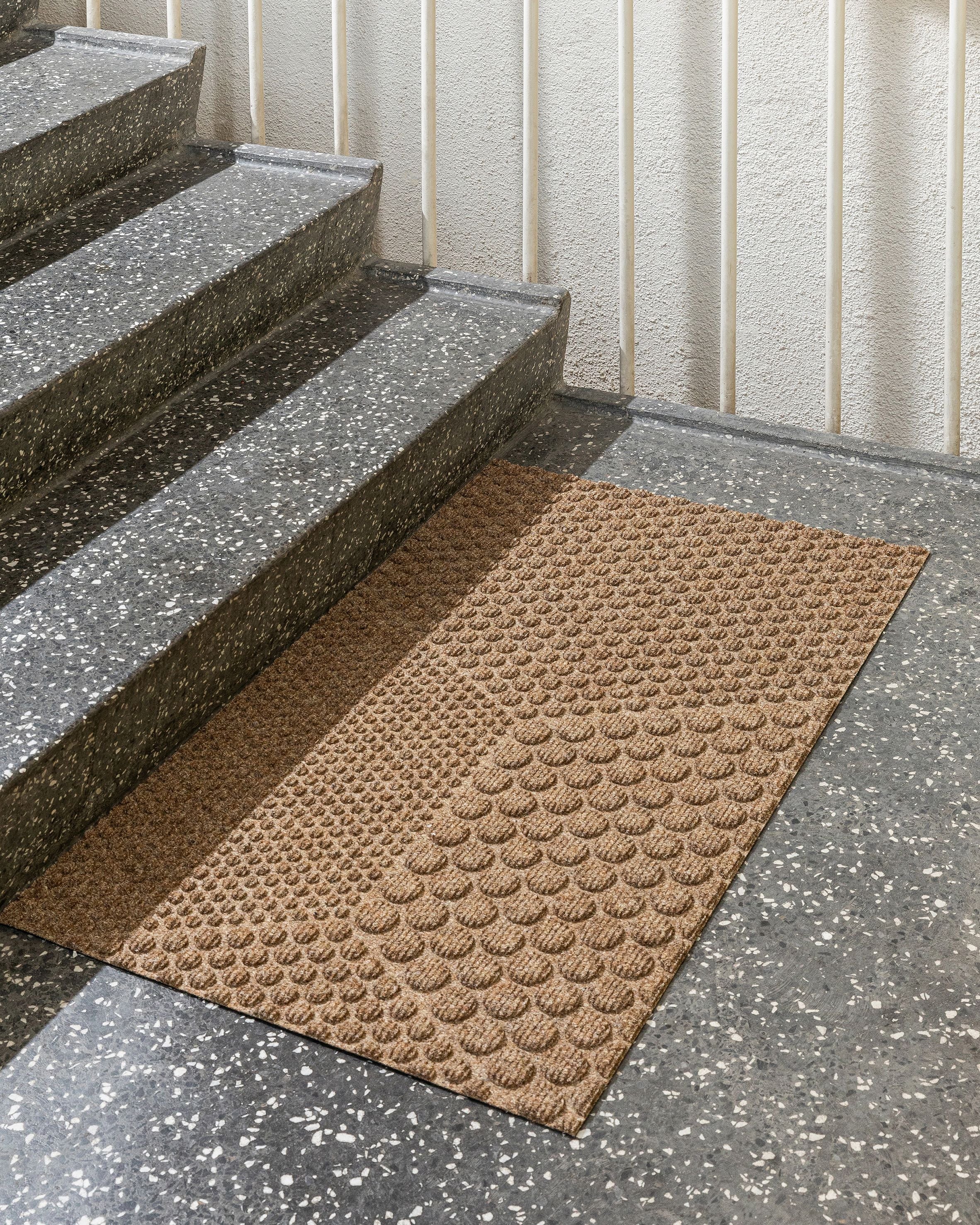 Heymat Hex Desert Doormat lysebrun, 55x90cm