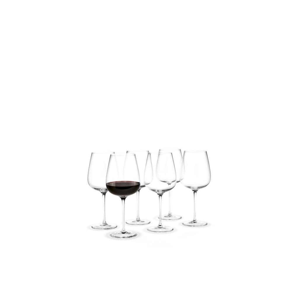 Holmegaard Bouquet Red Wine Glass, 6 pc's.
