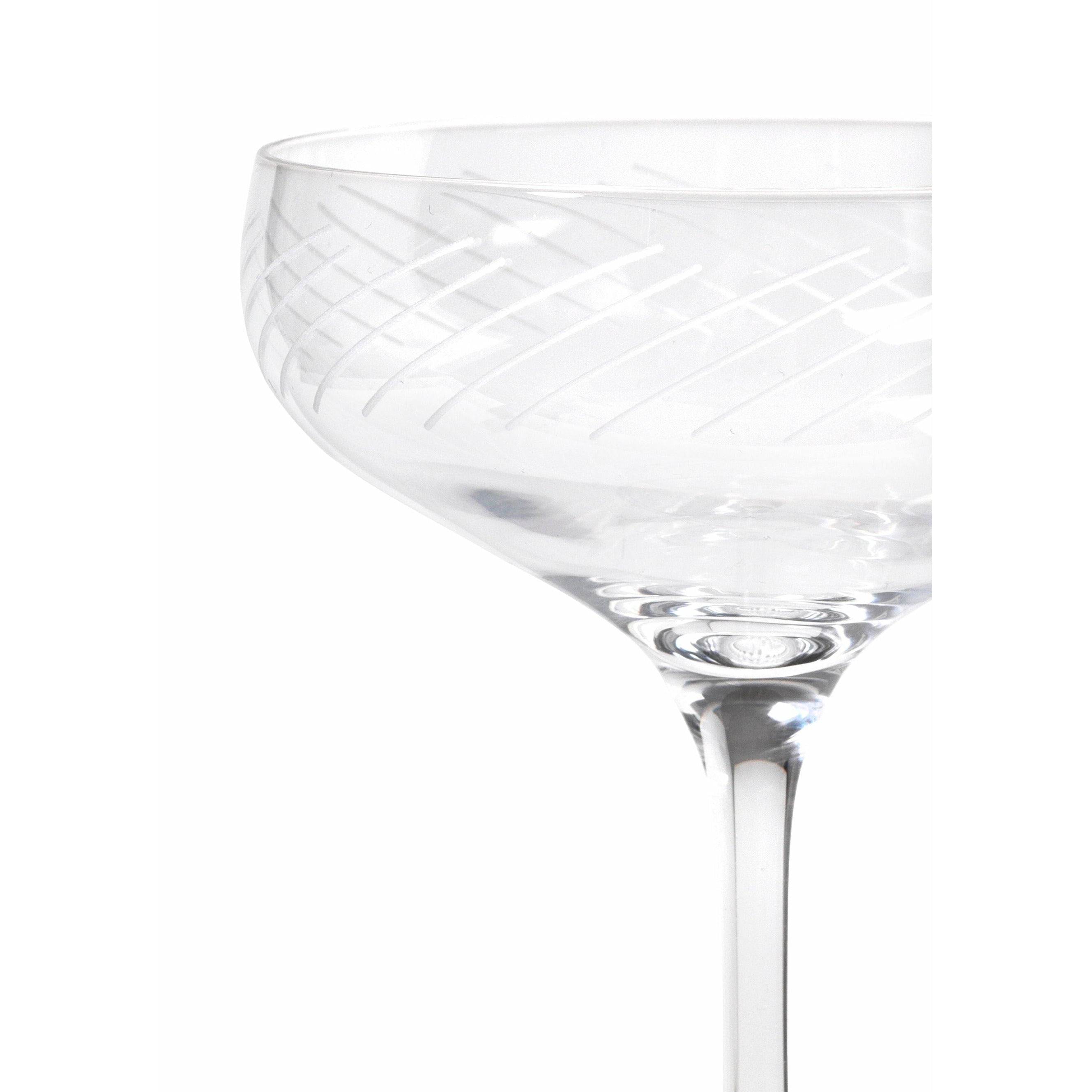 Holmegaard Cabernet Lines Cocktail Glass 29 Cl Clear, 2 PC.