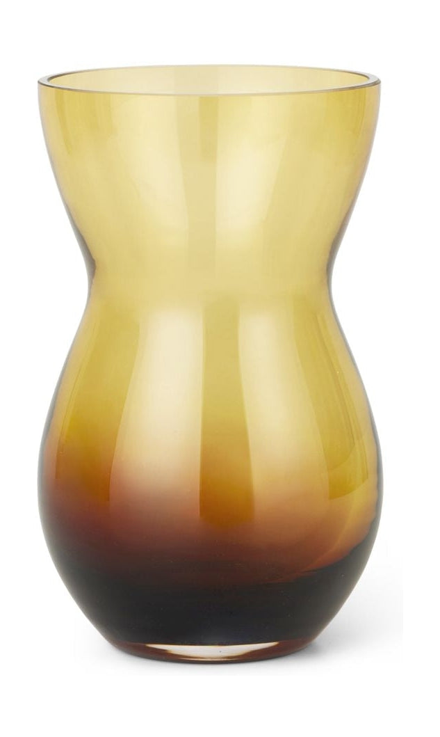 Holmegaard Calabas Duo Vase H21 cm, Burgundy/Bernstein