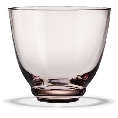 Holmegaard Flow Water Glass, rose