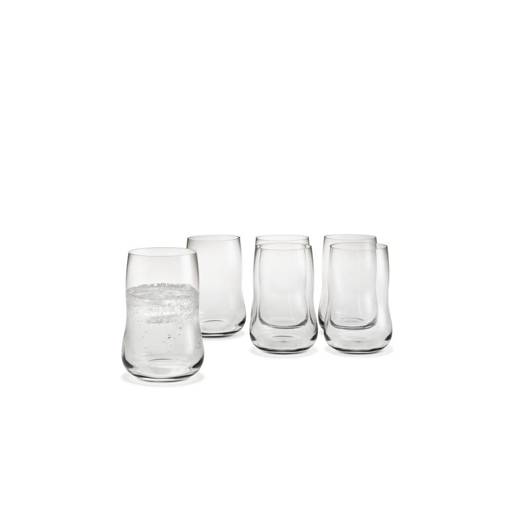 Holmegaard Future Water Glass, 6 pc's.