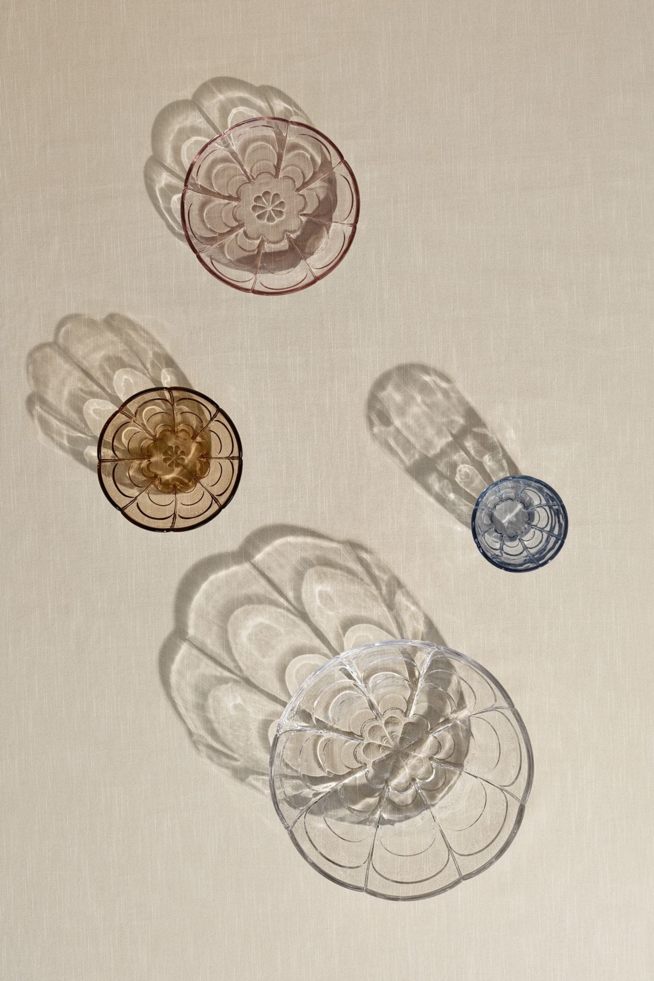 Holmegaard Lily Small Egg Plates Set på 2 Ø16 cm, lyserød