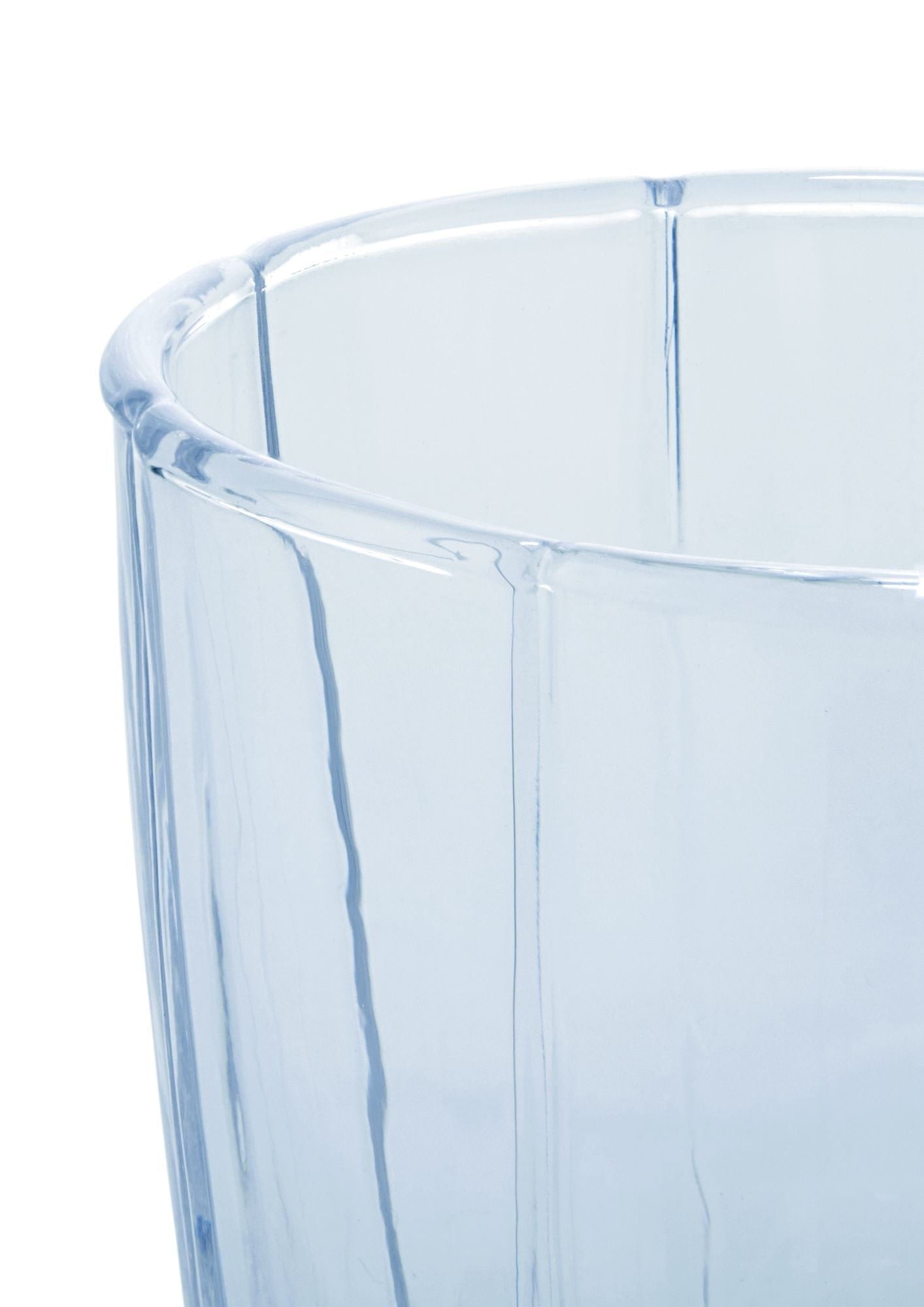 Holmegaard Lily Wasserglas Set von 2 320 ml, blau