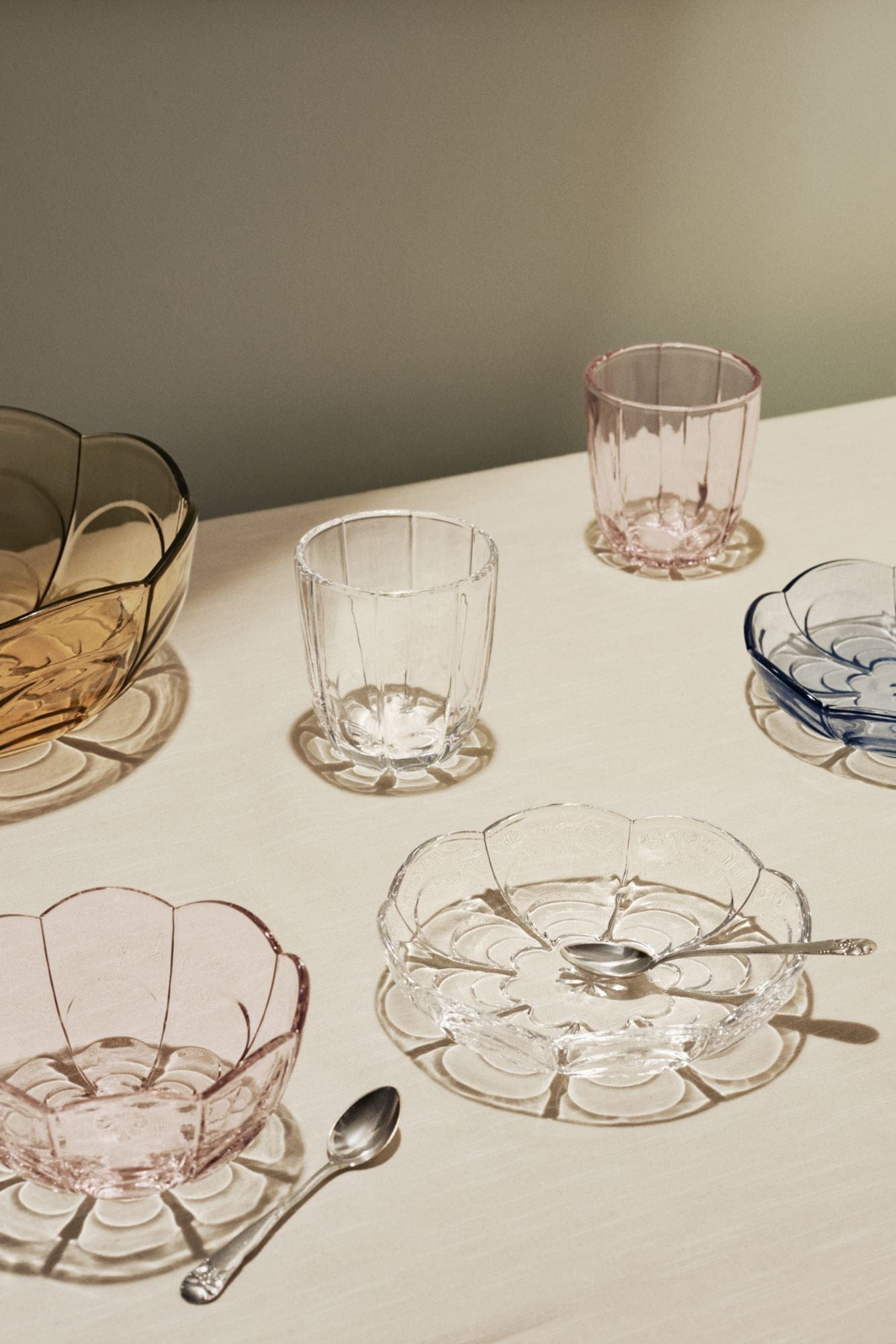 Holmegaard Lily Water Glass Set på 2 320 ml, lyserød