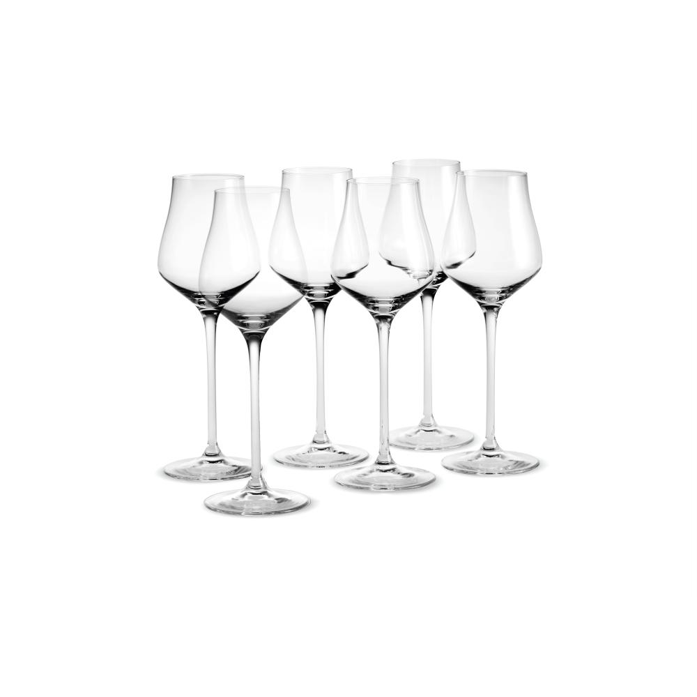 Holmegaard Perfection Licueur Glass Clear 5,0Cl, 6 PC.