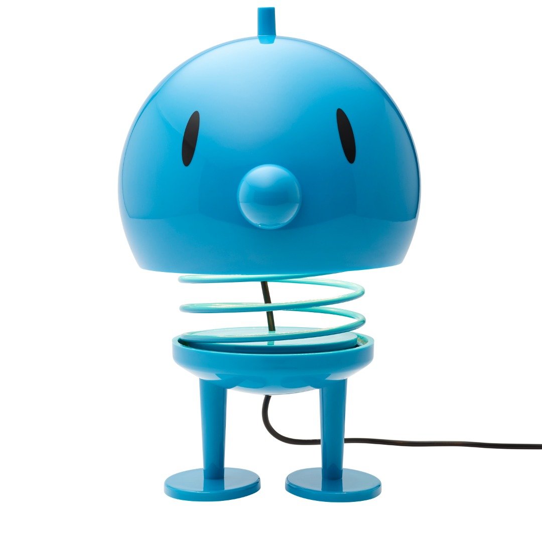 Lampe de table Hoptimist Bumble Turquoise, 23 cm