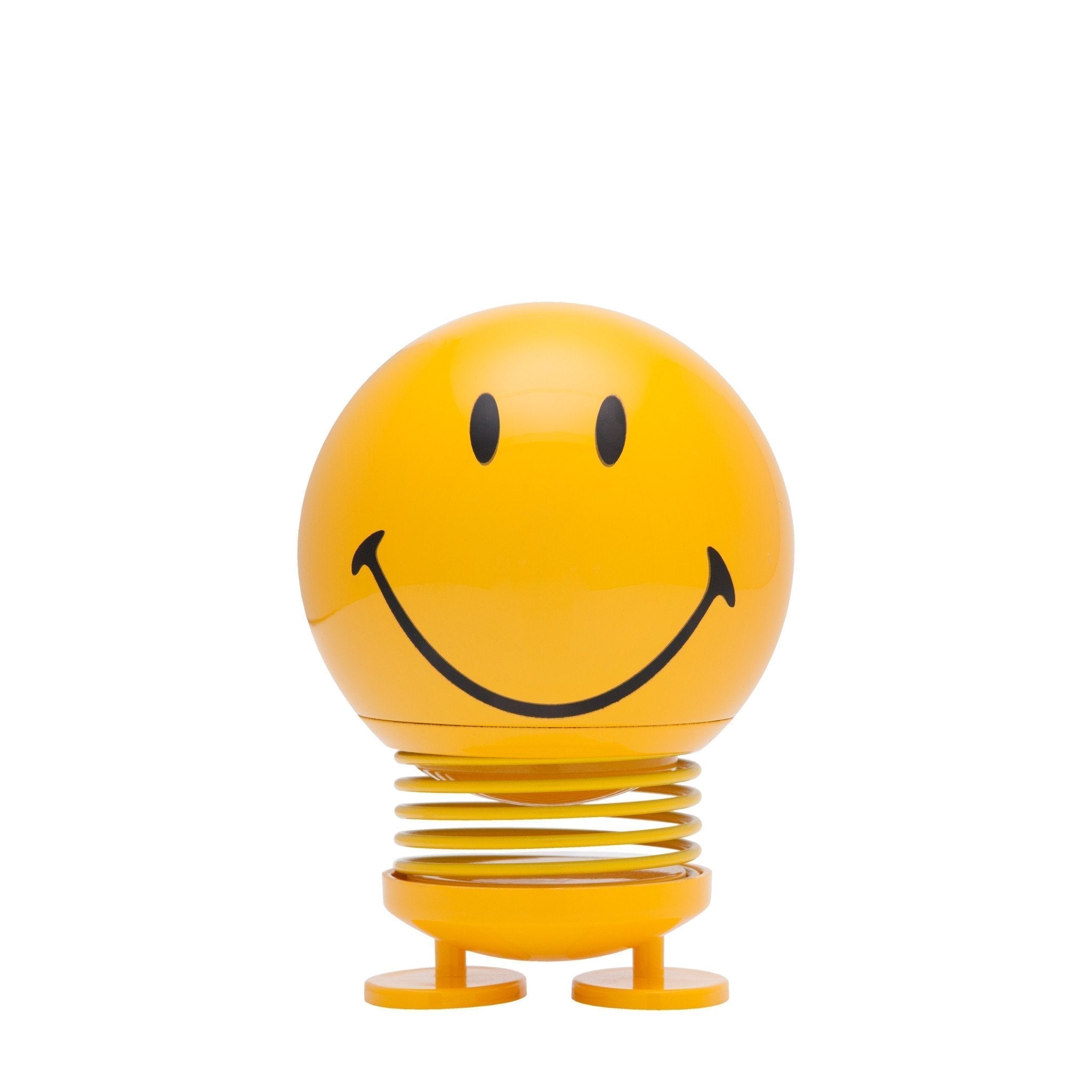Smiley hoptimiste, jaune