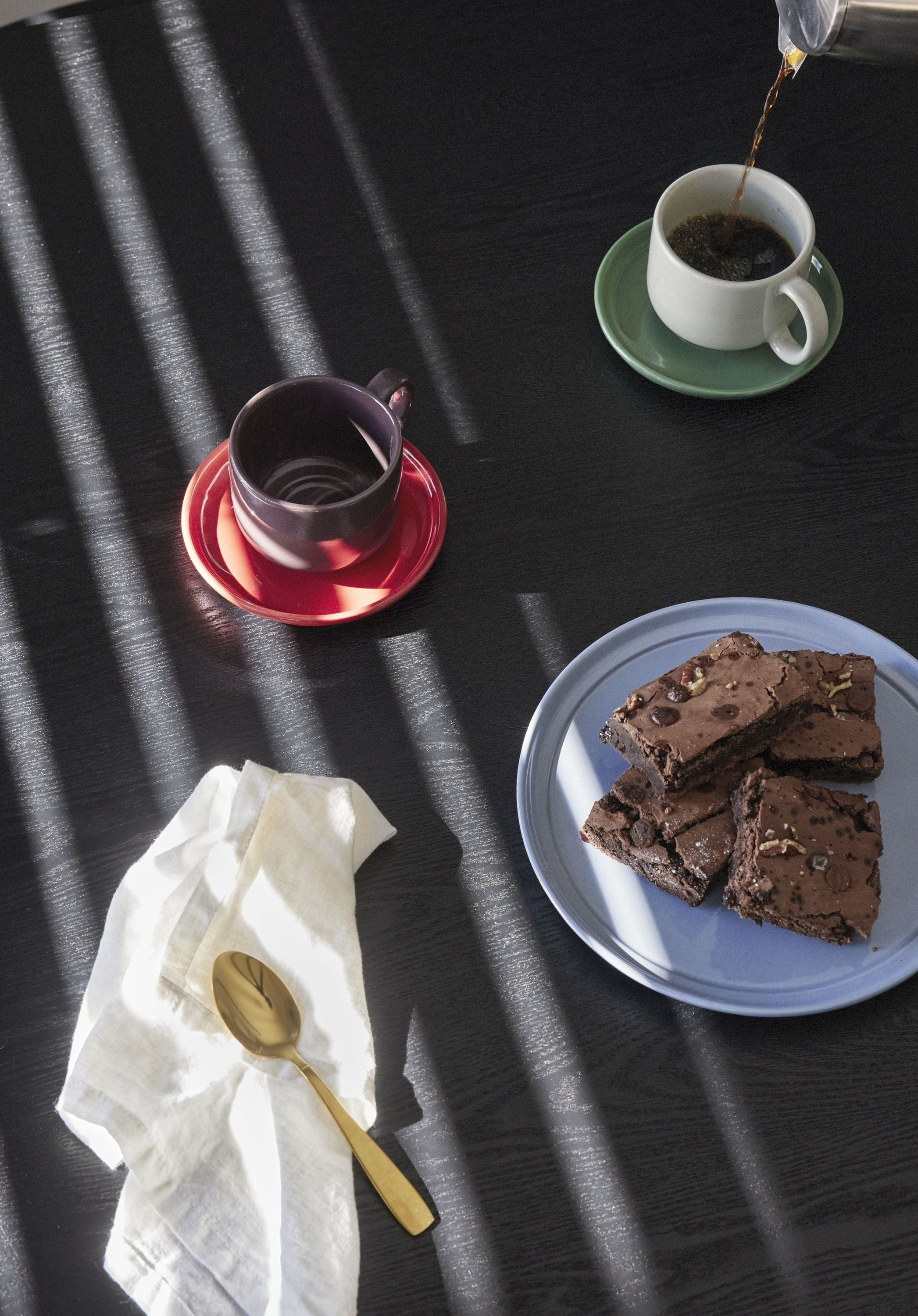 Hübsch Amare frokostplade, brun