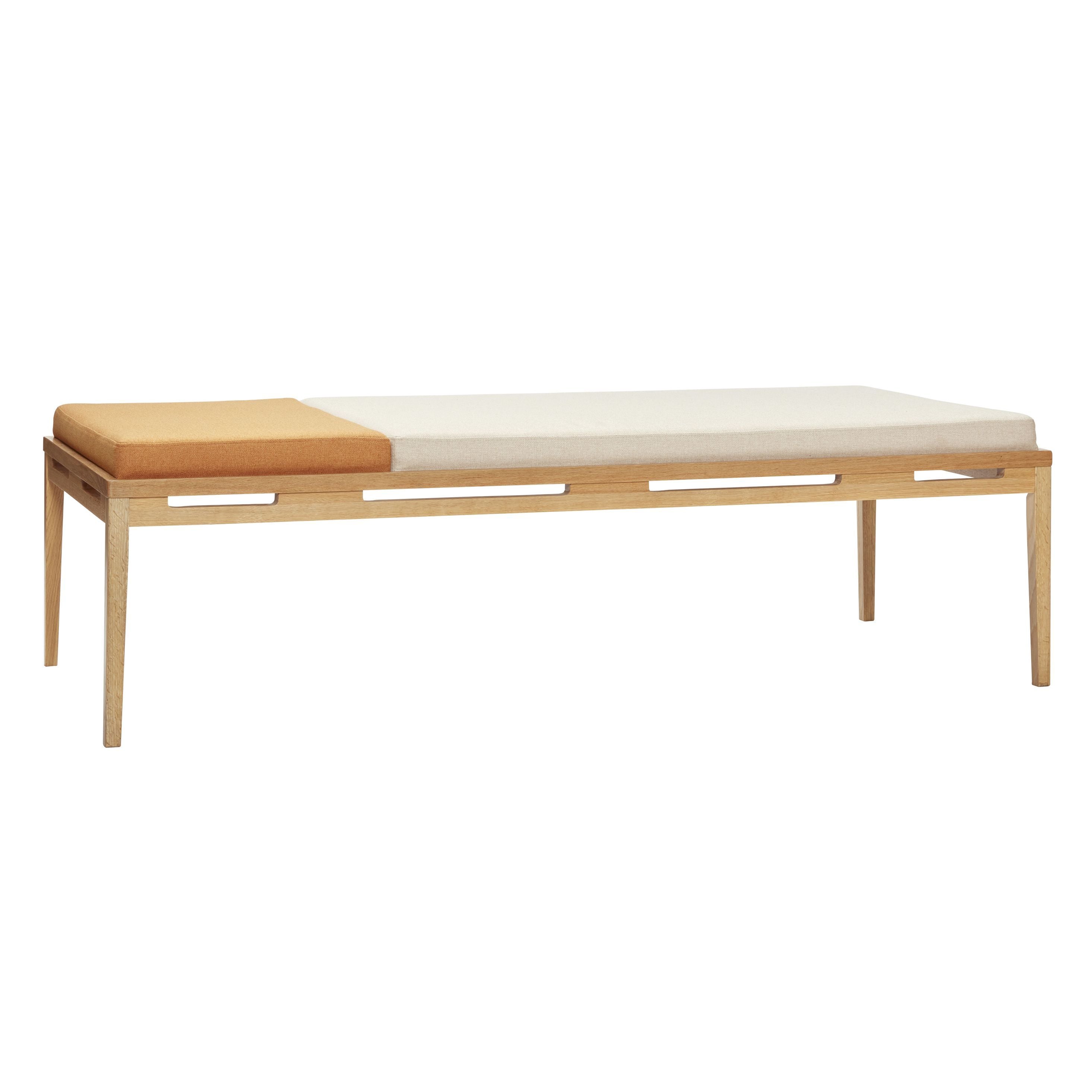 Hübsch Amber Daybed Oak / Fabric Beige / Orange