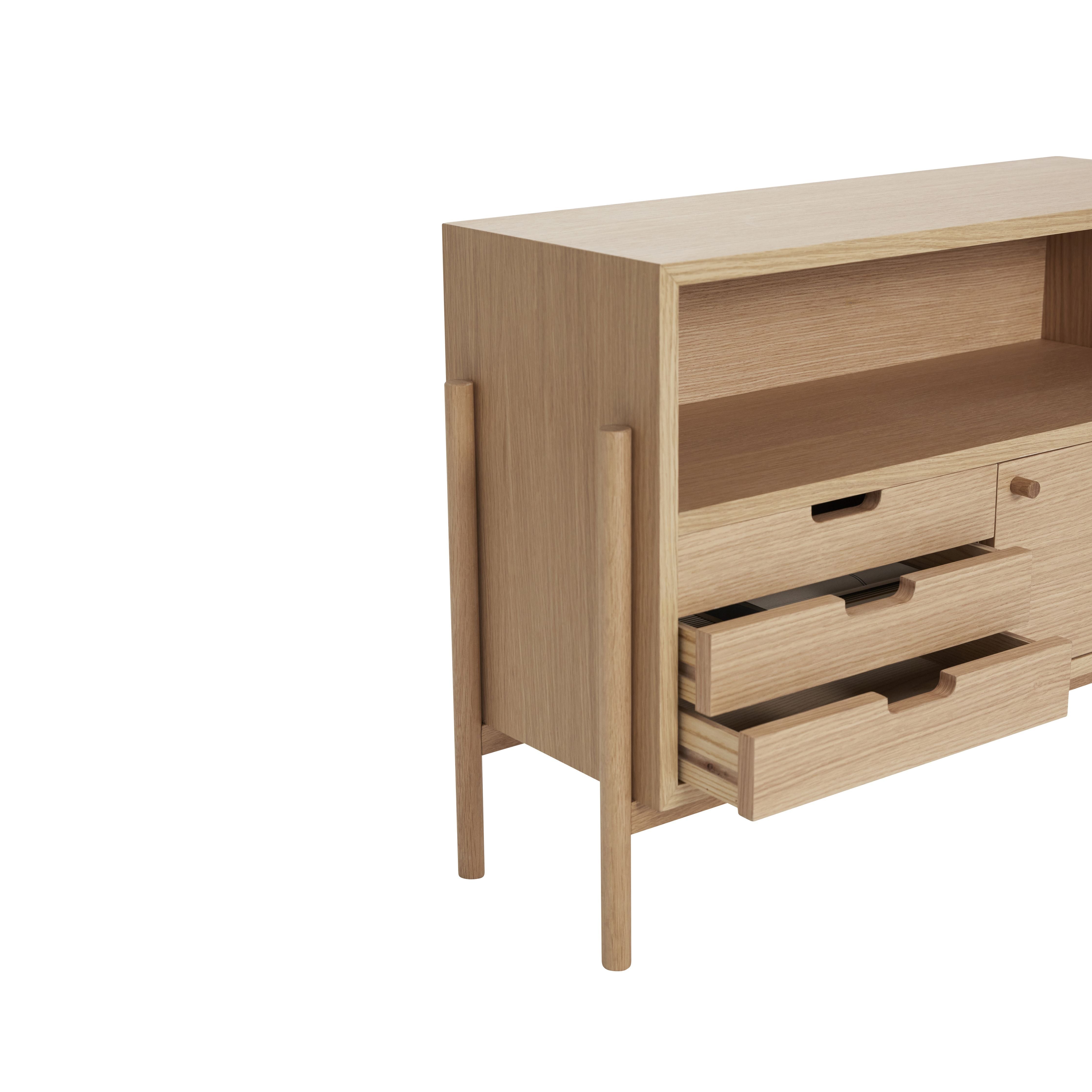 Hübsch arkivskab Oak FSC Natural