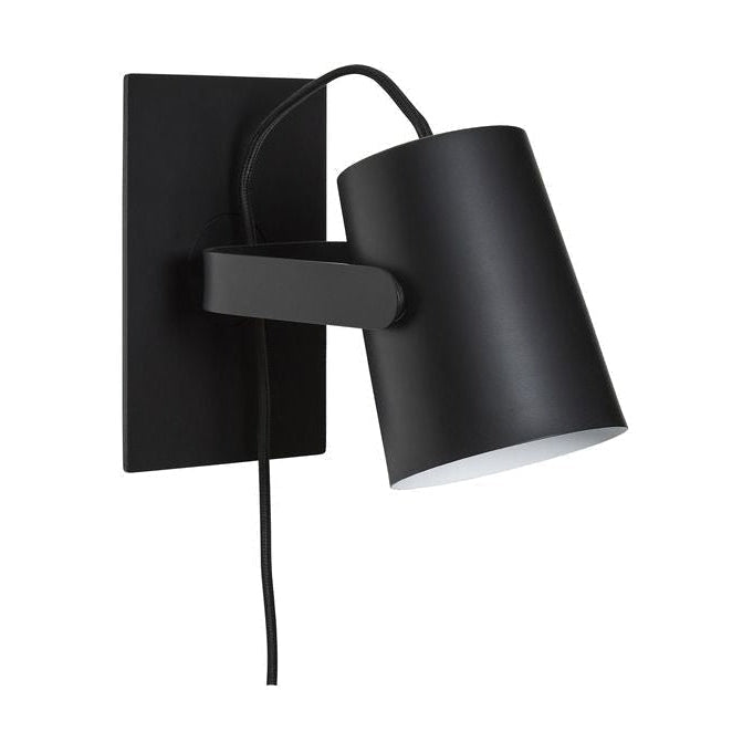 Lámpara de pared ardiente de Hübsch, negro