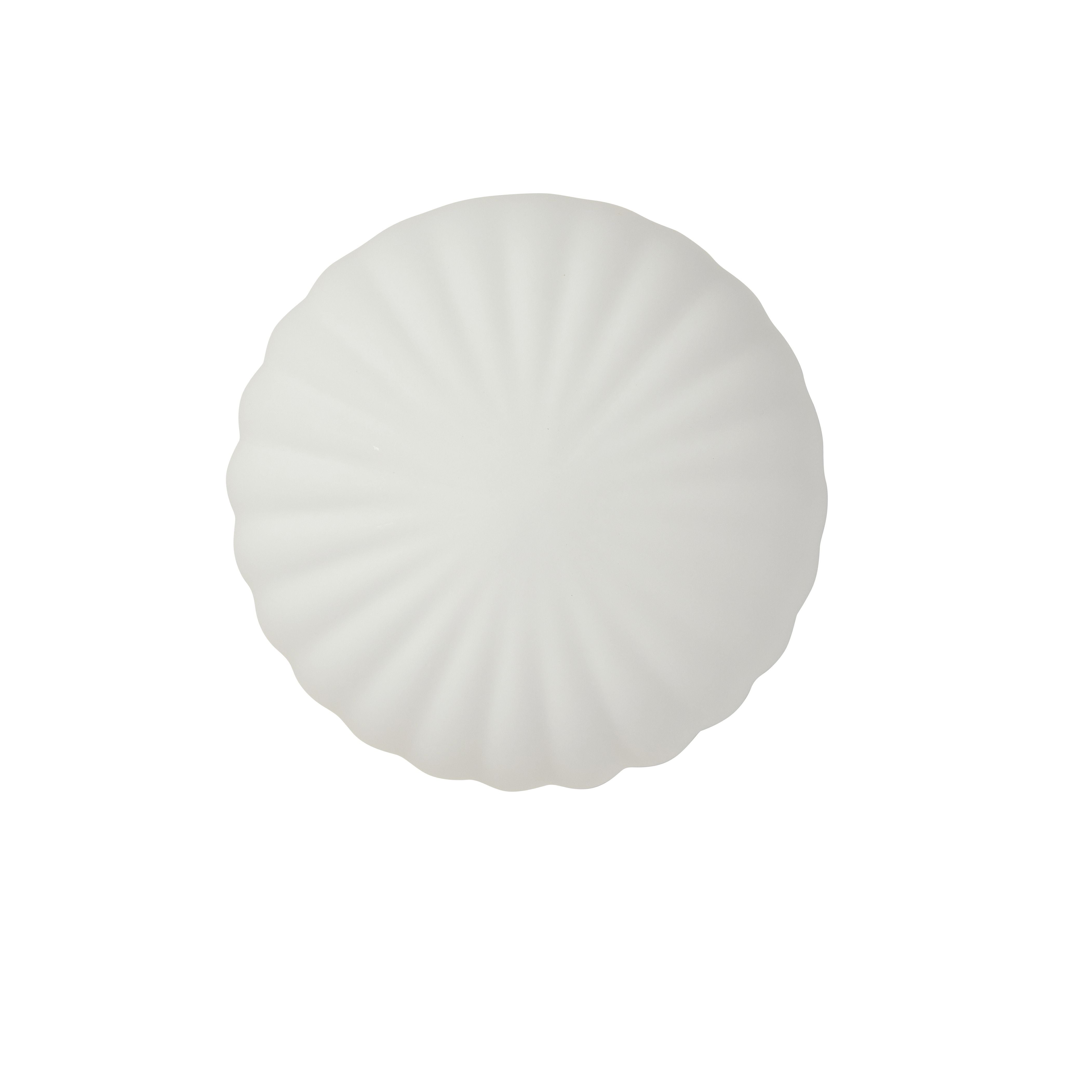 Lámpara de pared Hübsch Kumu Ø18 cm blanco