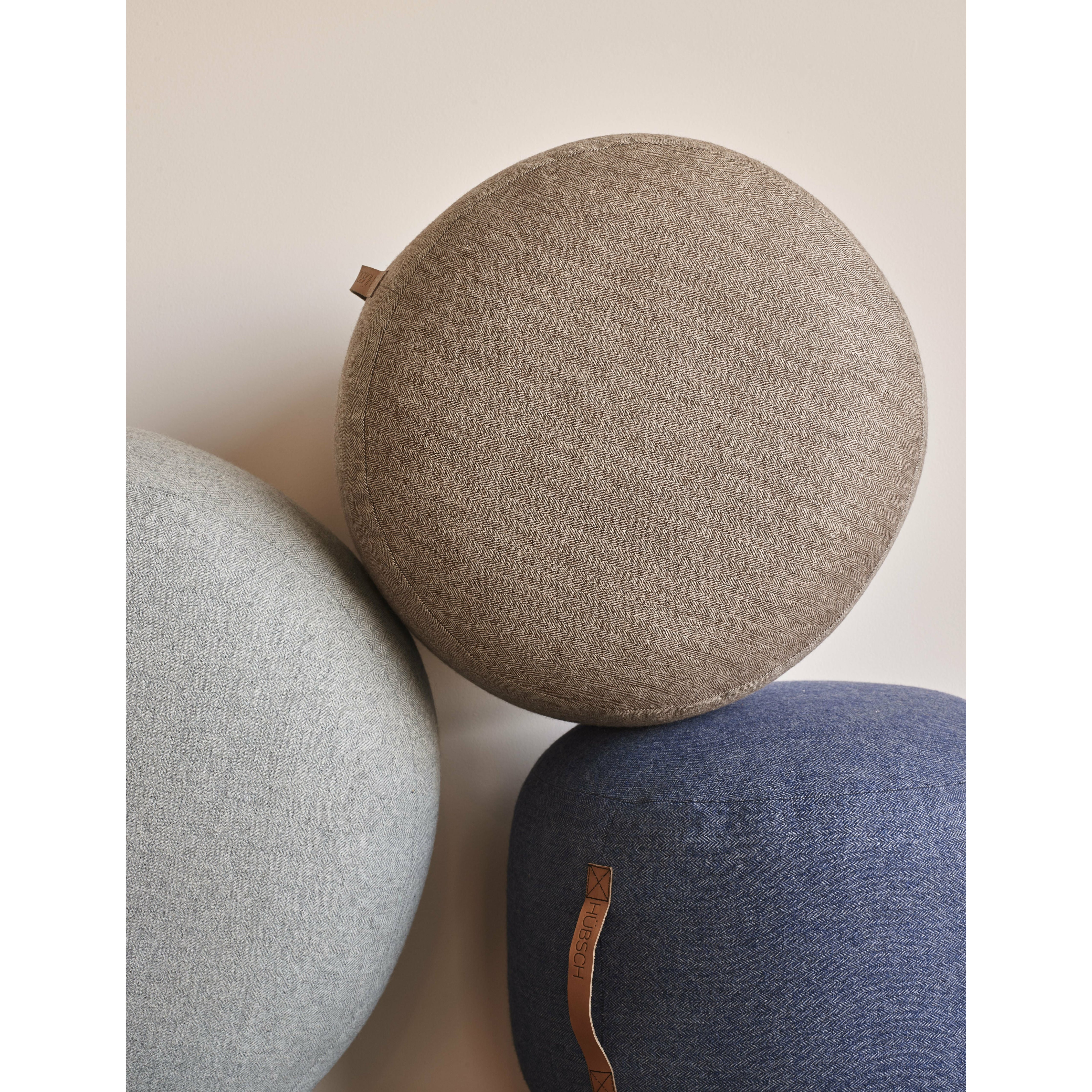 Hübsch Mochi Pouffe Ø70, Grau