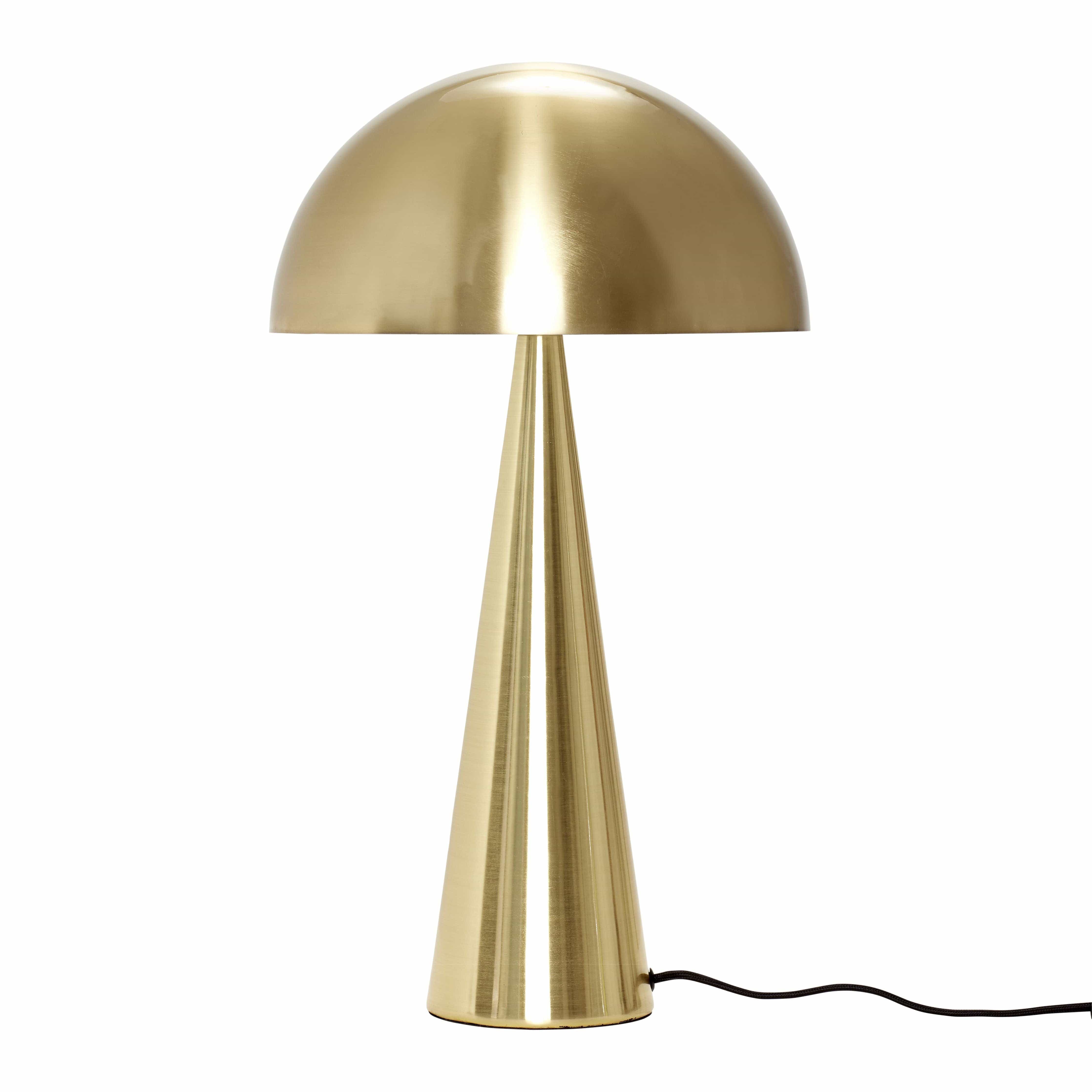 Lámpara de mesa de papilla de Hübsch de alto, sujetadores