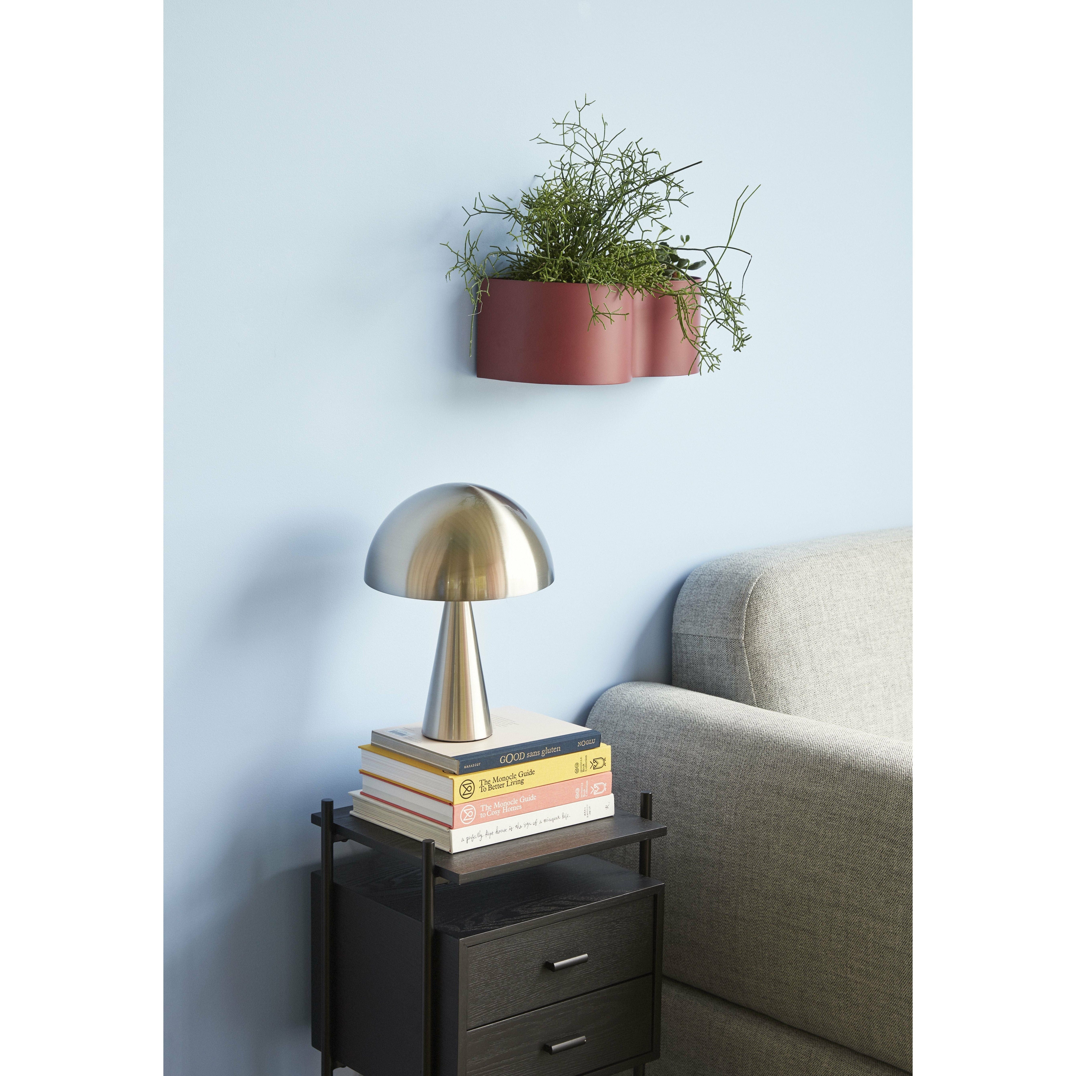 Hübsch Mush Table Lamp Mini, nikkel