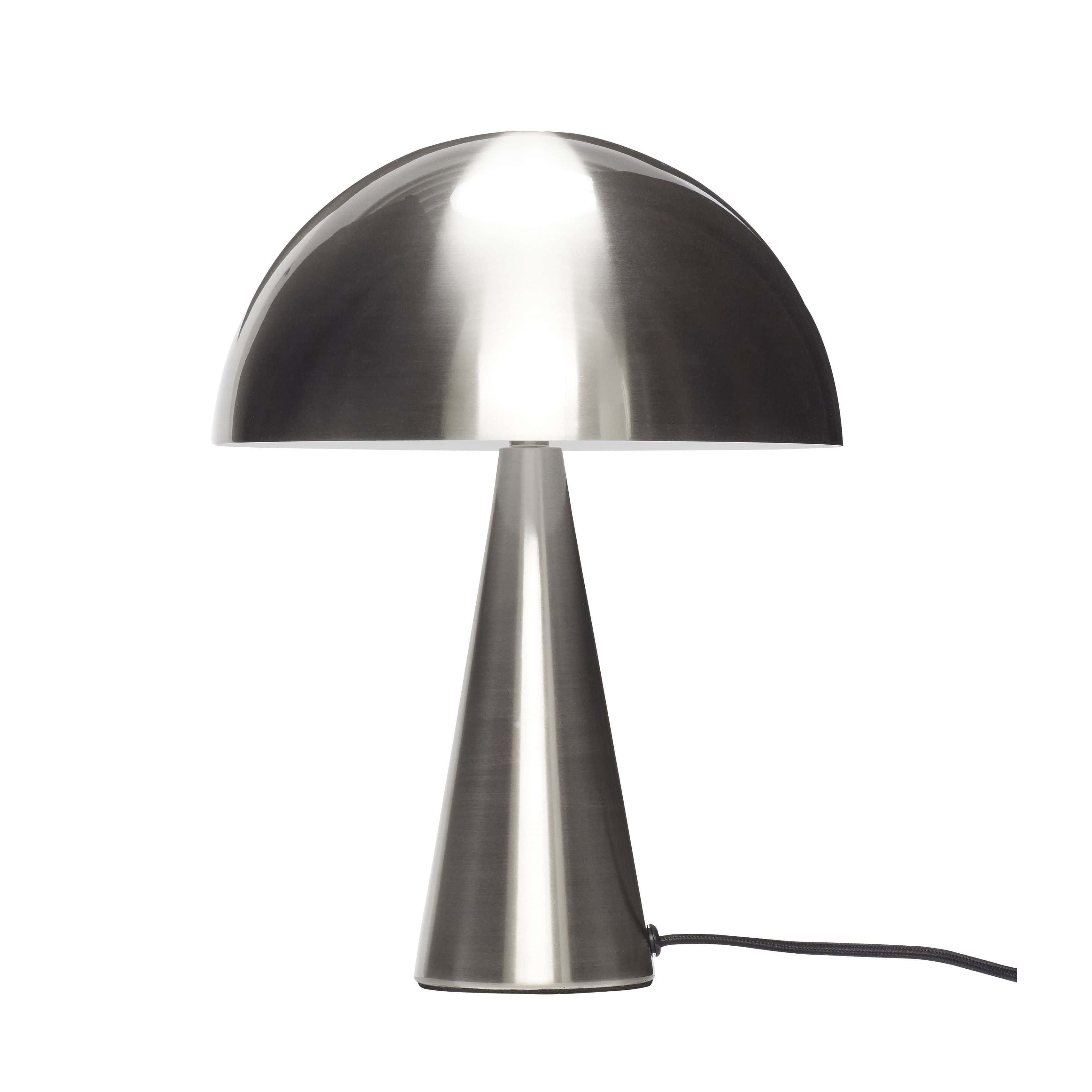Hübsch Mush Table Lamp Mini, nikkel