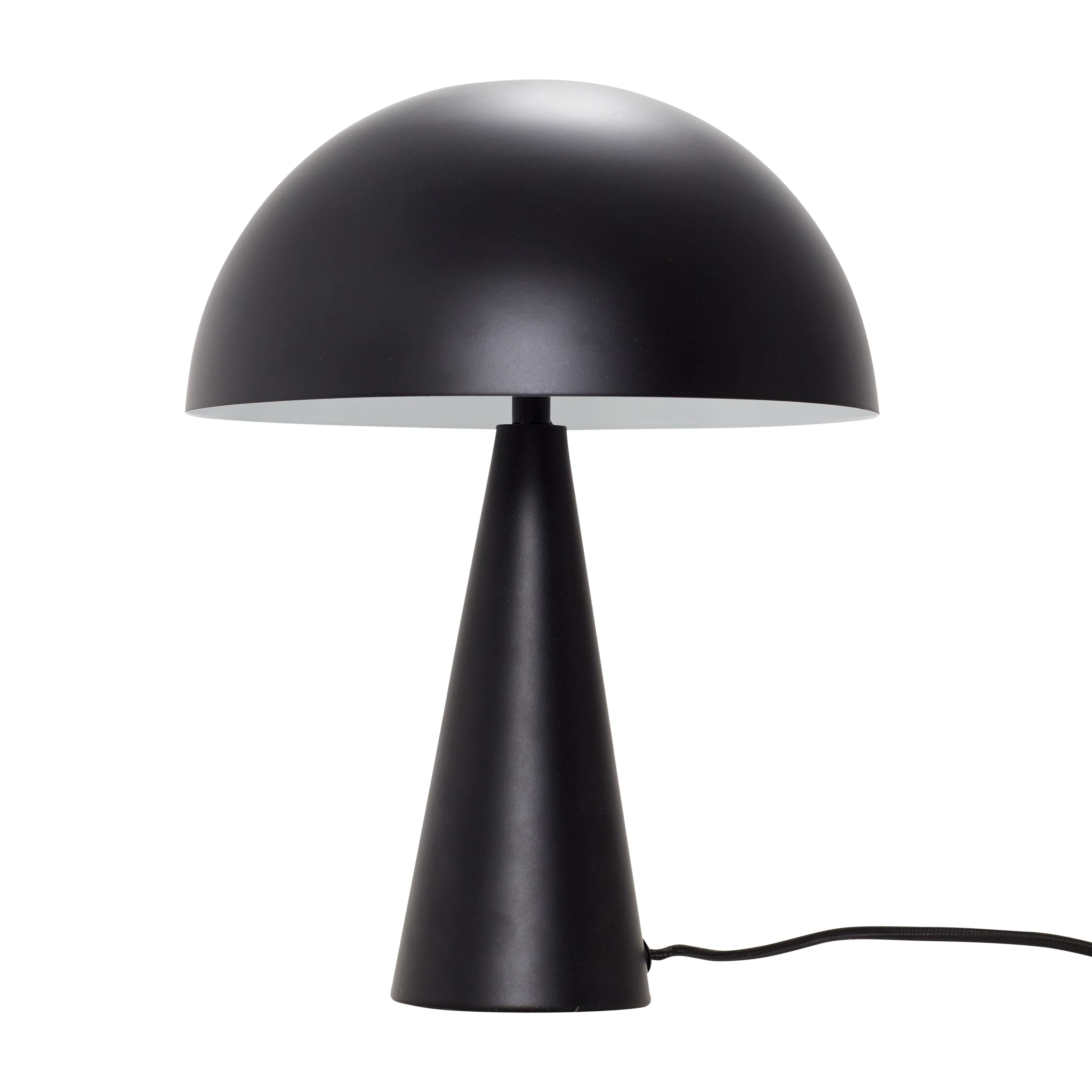 Hübsch Mush Table Lamp Mini, negro