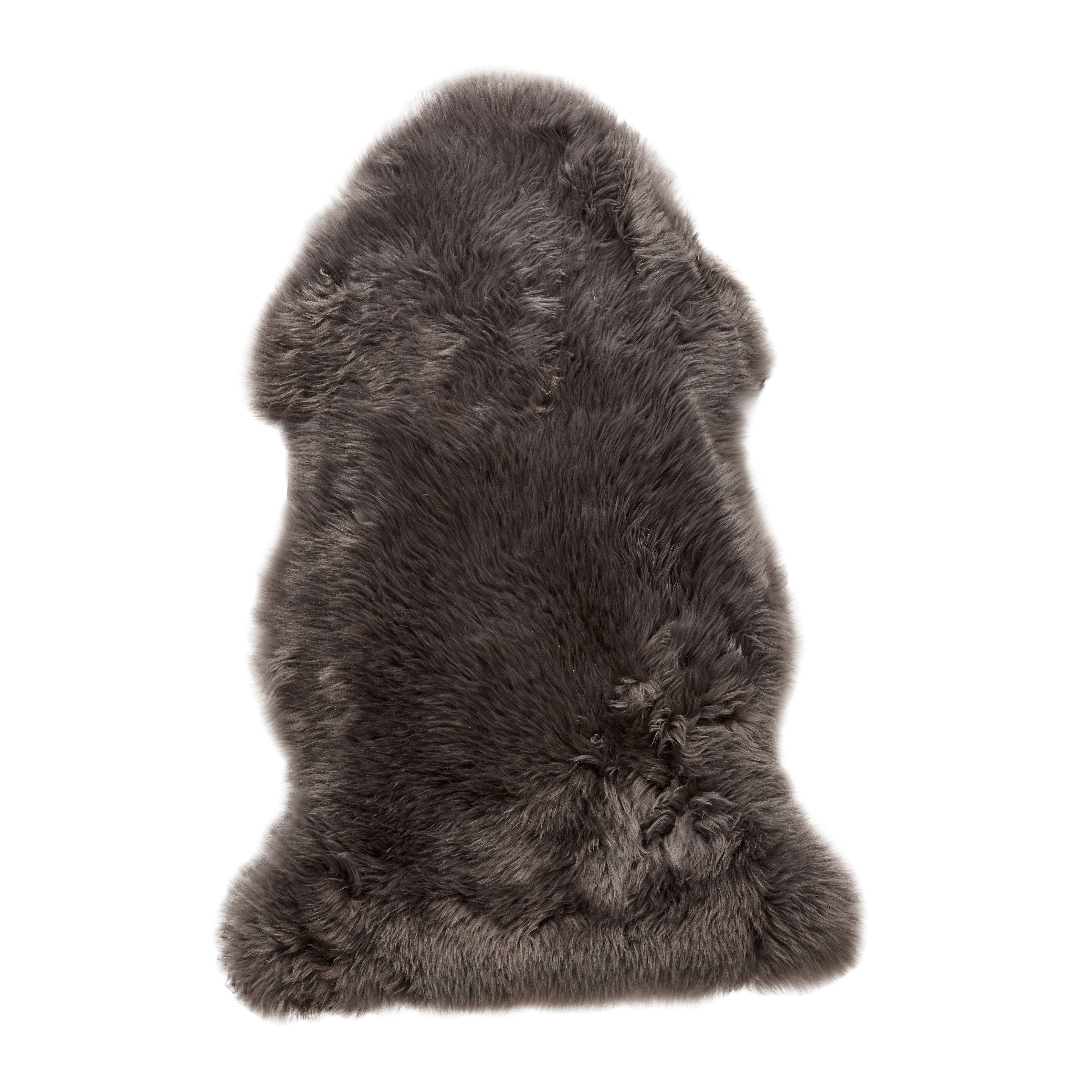 Hübsch Prim Sheepskin Rug, Shorthaired Grey