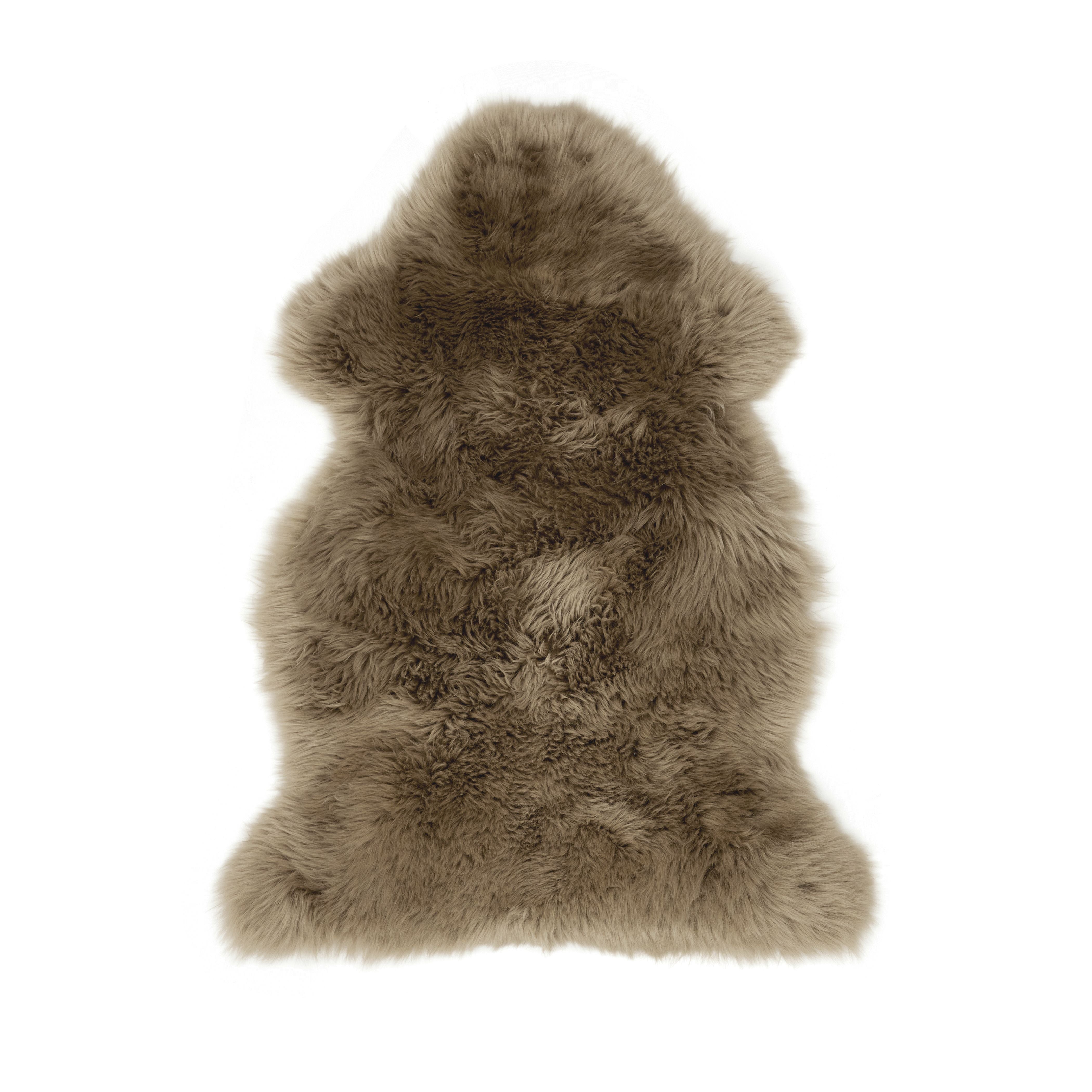 Hübsch Prim Sheepskin Rug, Shorthaired Brown