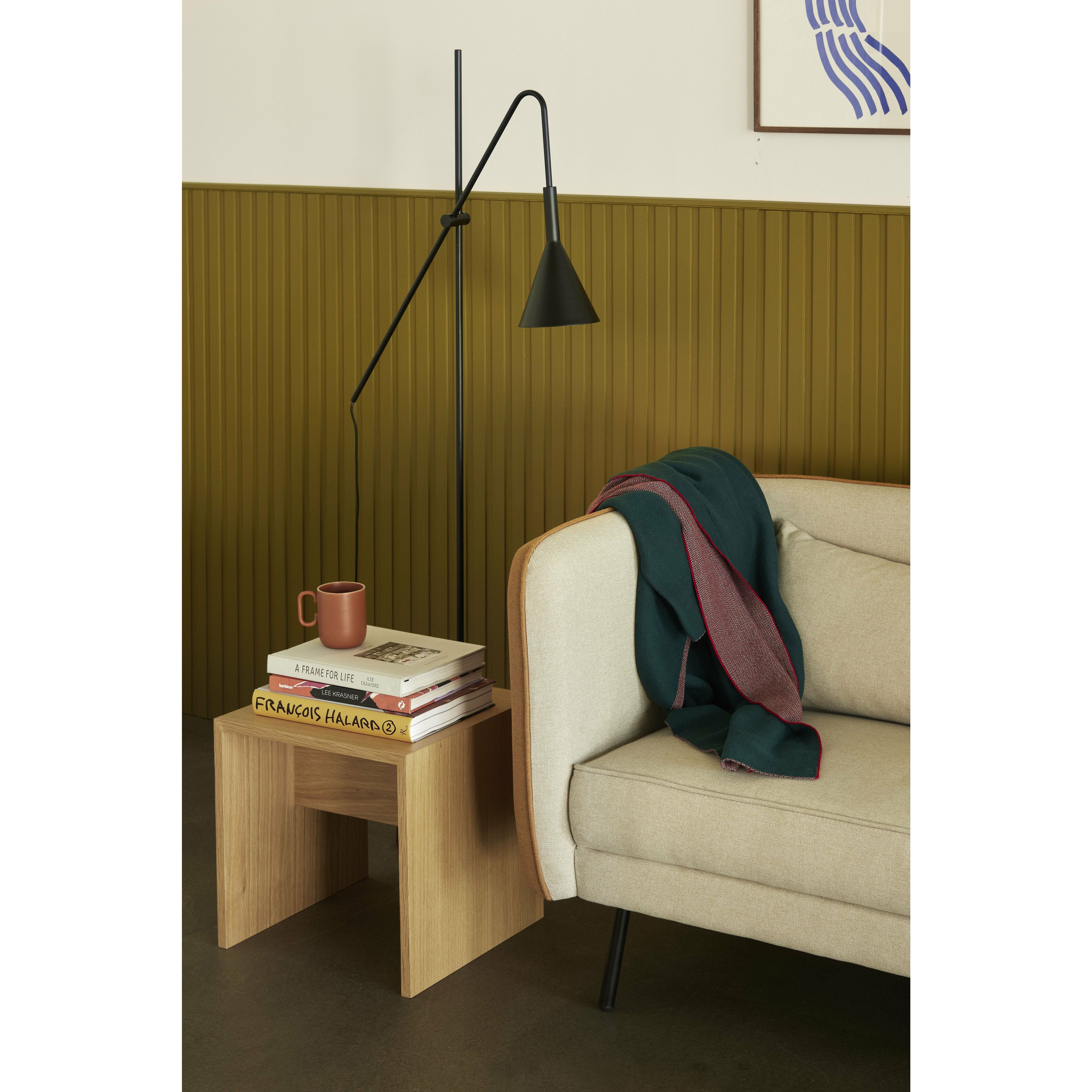 Hübsch Rope Floor Lamp Metal Black