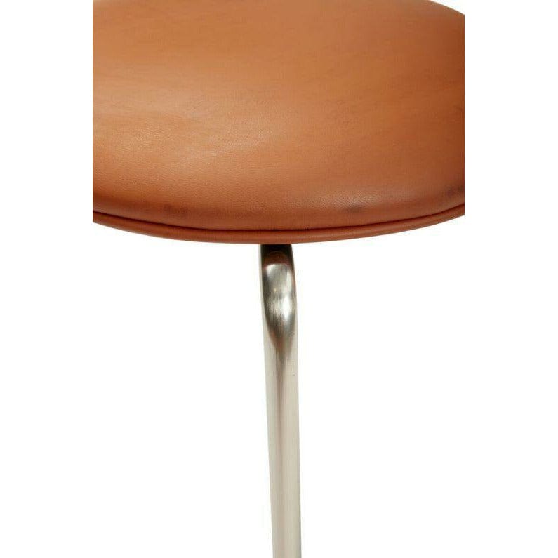 Hübsch Stack Stool, Brown/Nickel