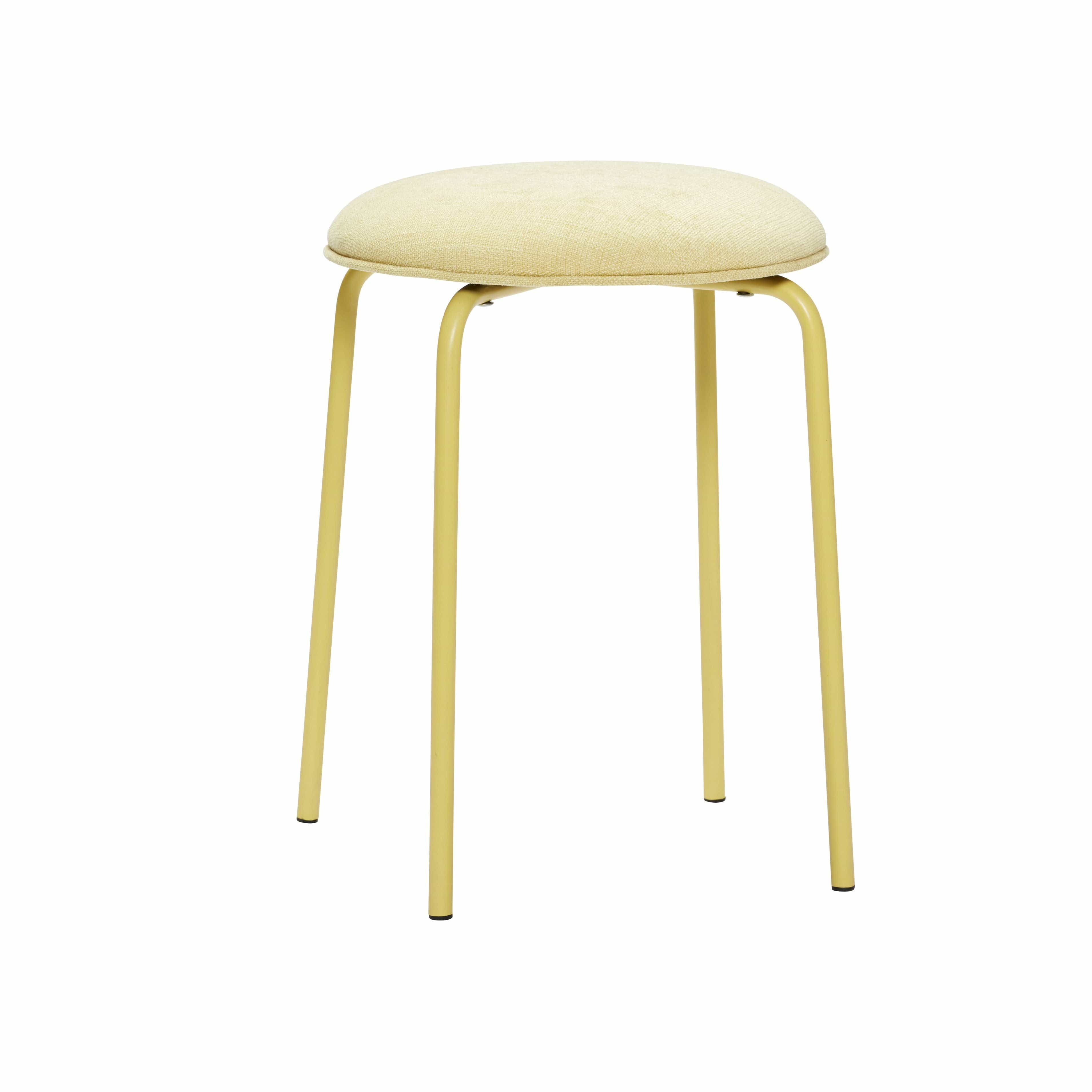 Tabouret de pile Hübsch, jaune