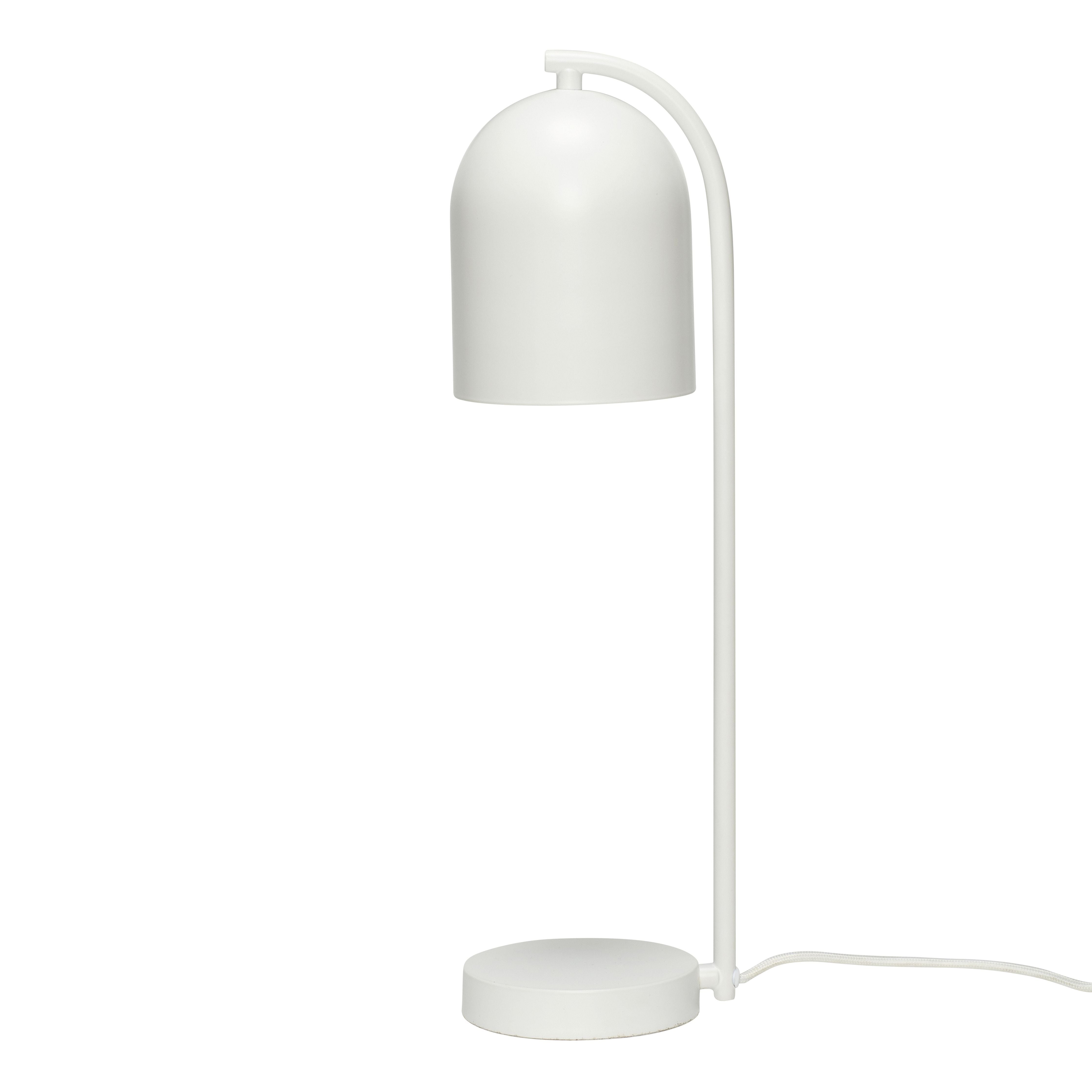 Hübsch bordlampe hvid