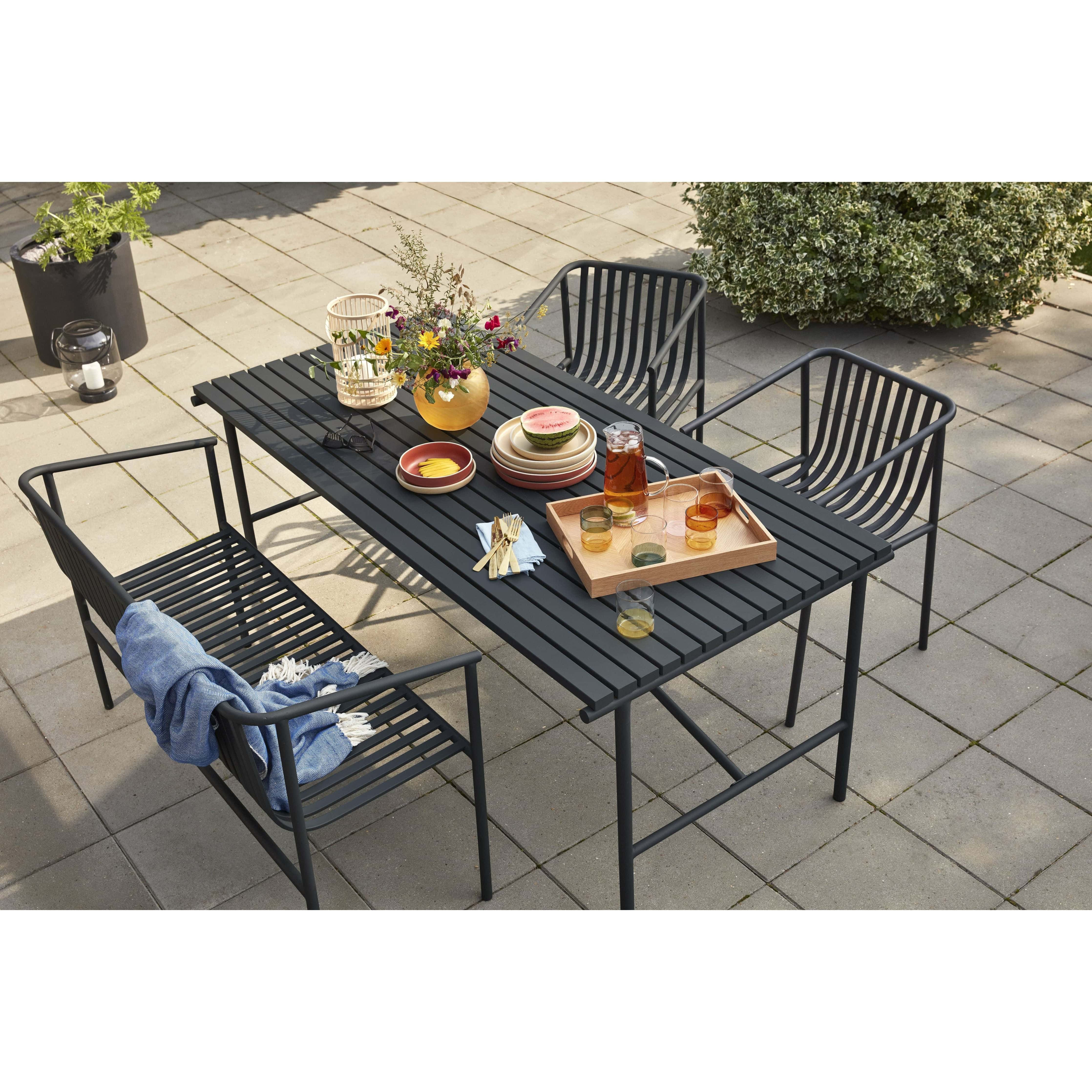 Hübsch Villa Bench Black