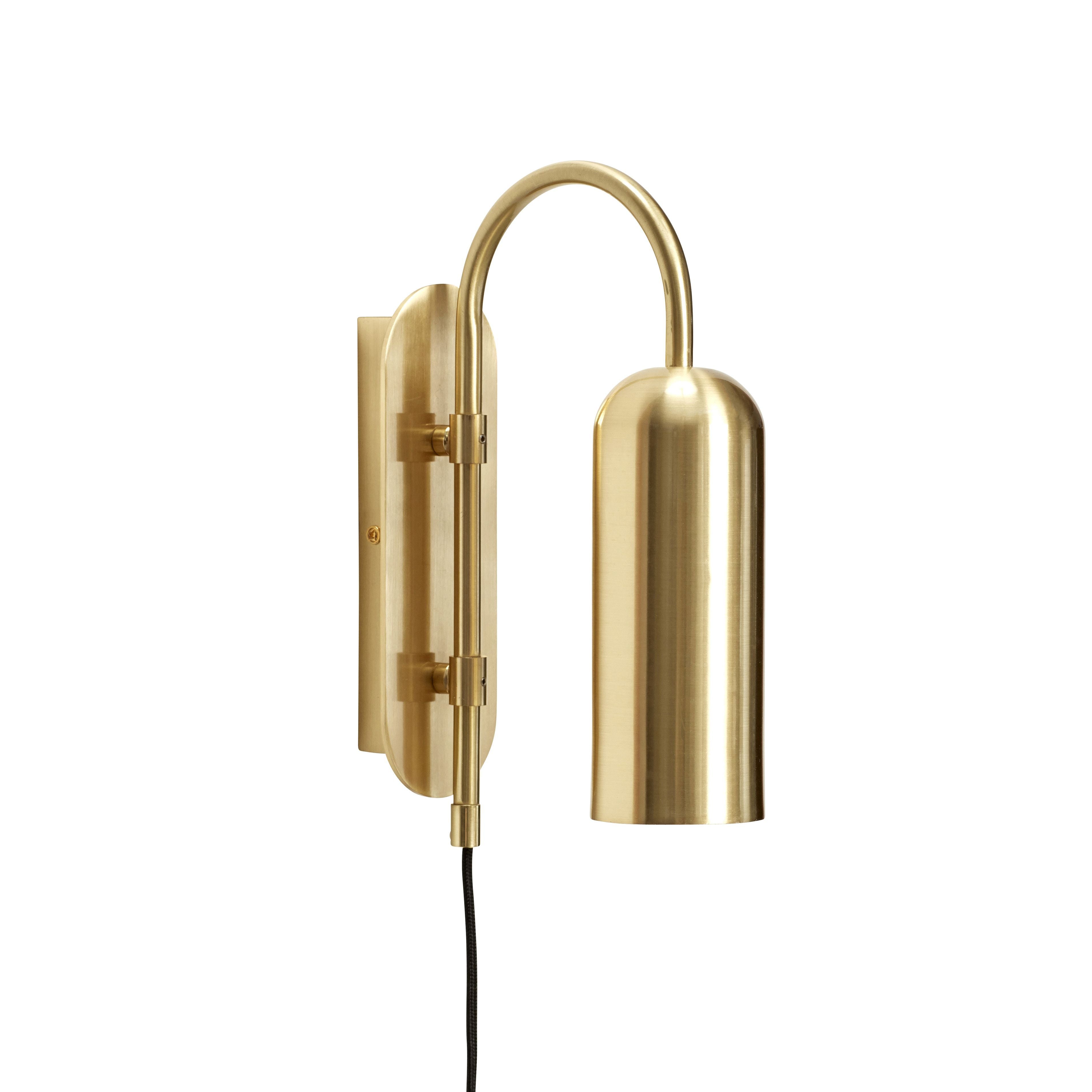 Hübsch Zenith Wall Lamp Brass