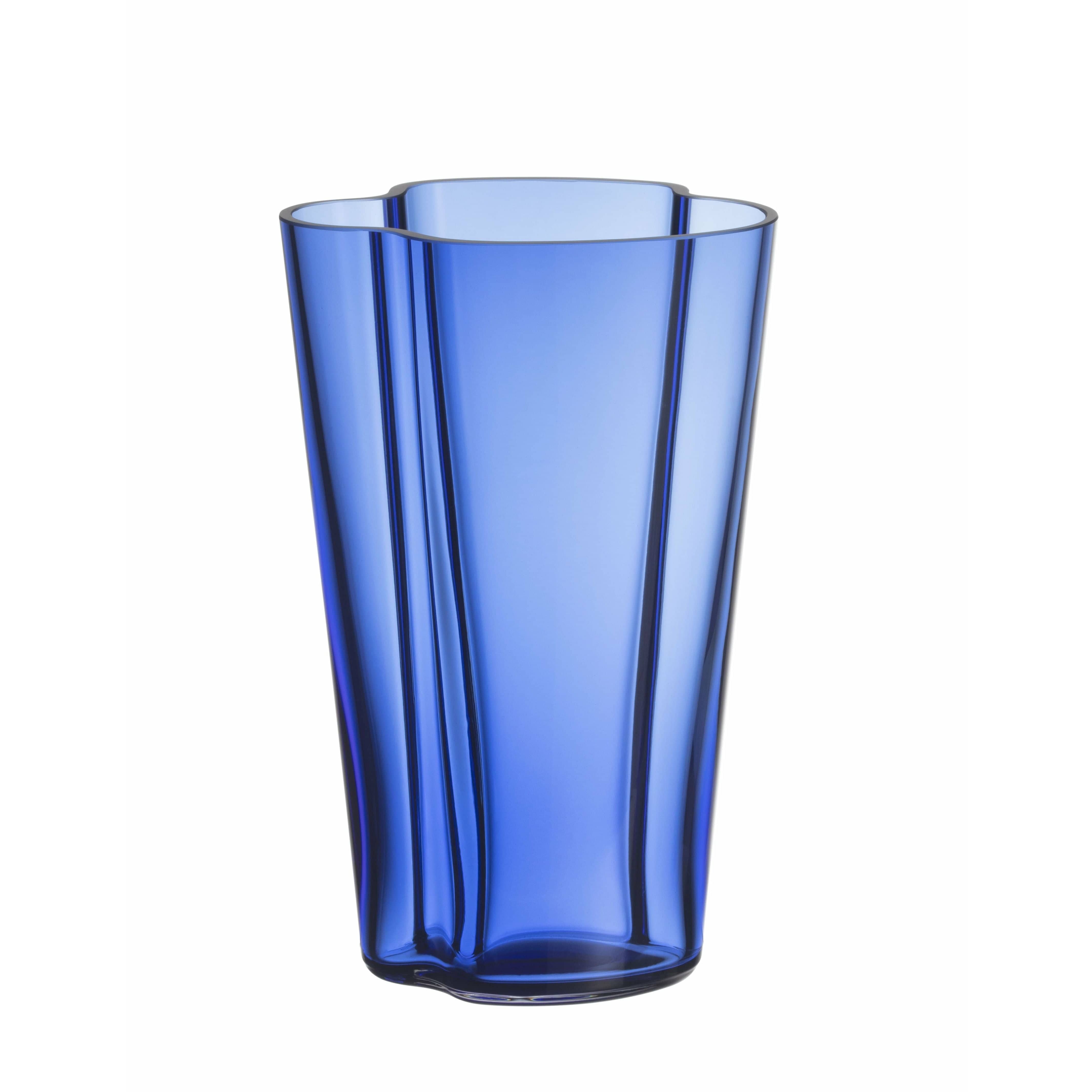 Iittala aalto vase 22cm, ultramarine bleu