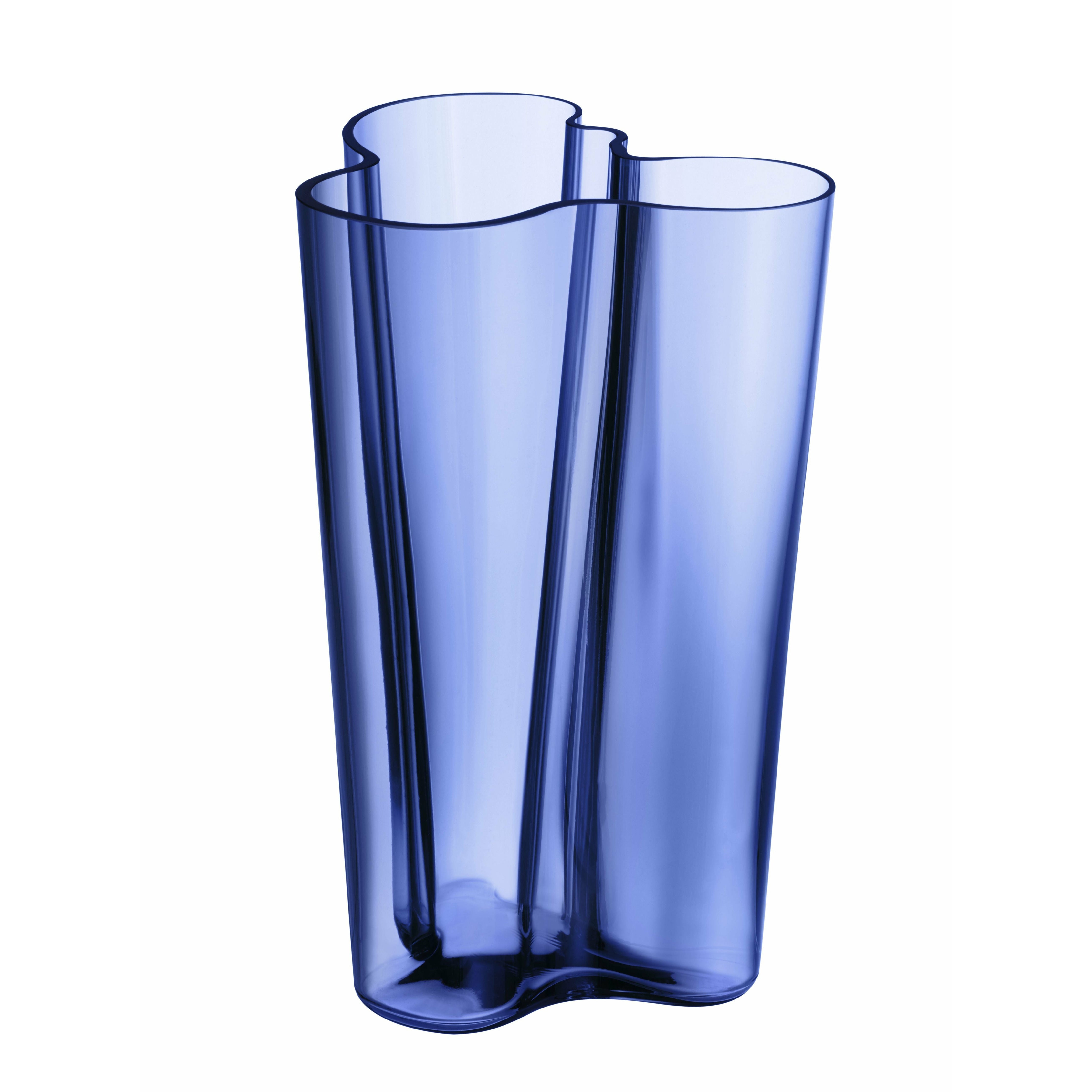 Iittala aalto vase 25cm, ultramarine bleu
