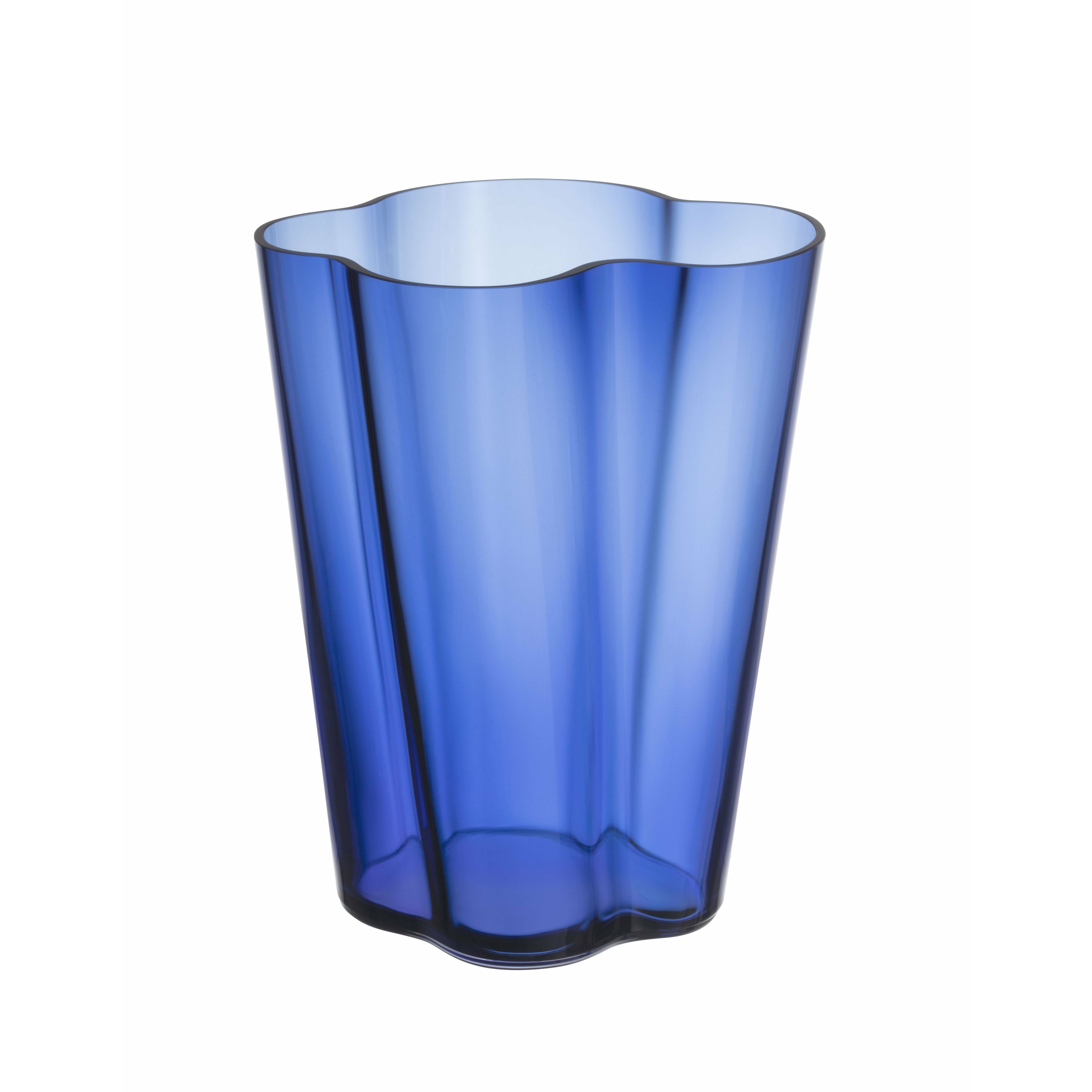 Iittala aalto vase 27cm, bleu ultramarine