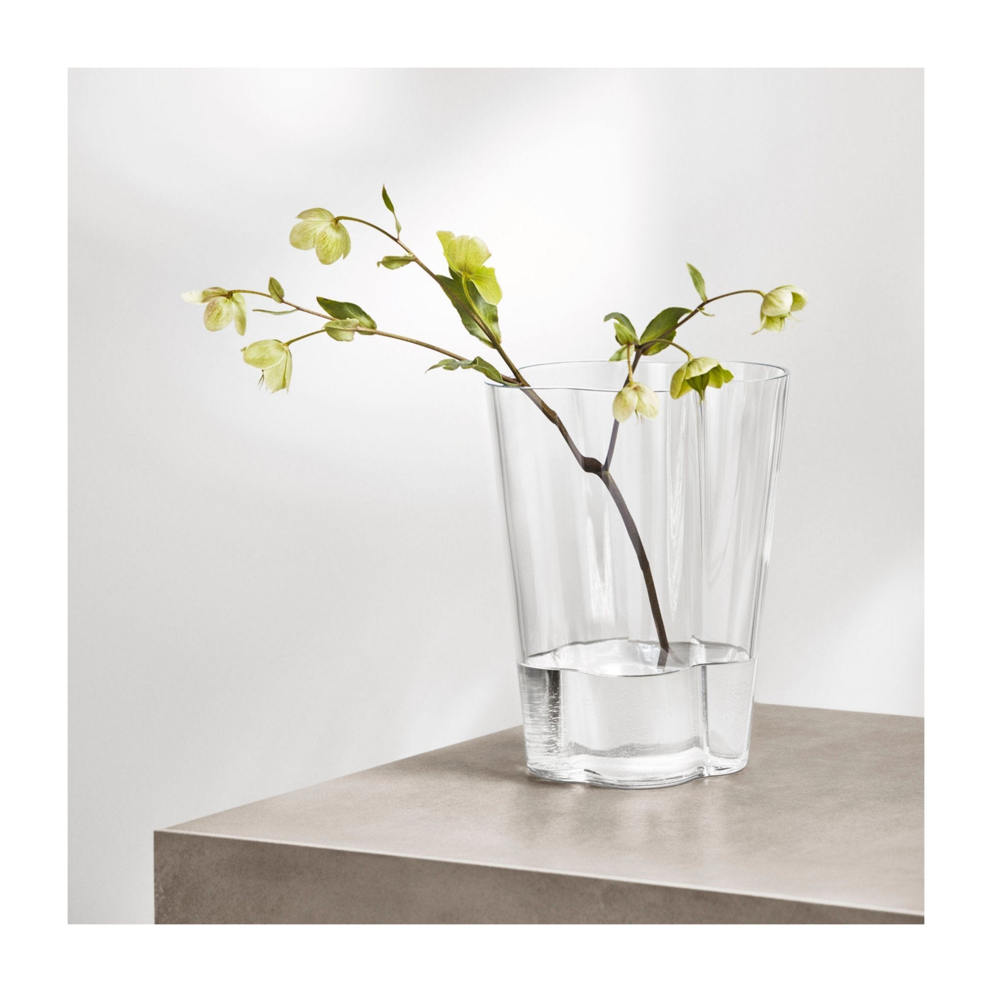 Vase Iittala Aalto Transparent, 27 cm