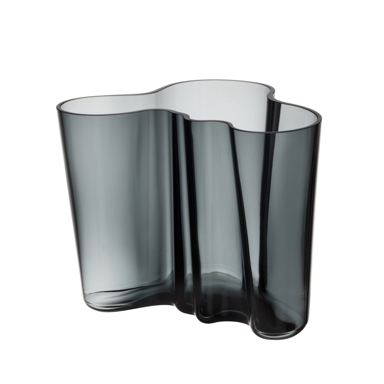 Iittala Alvar Aalto Vase Dark Gray, 16 cm