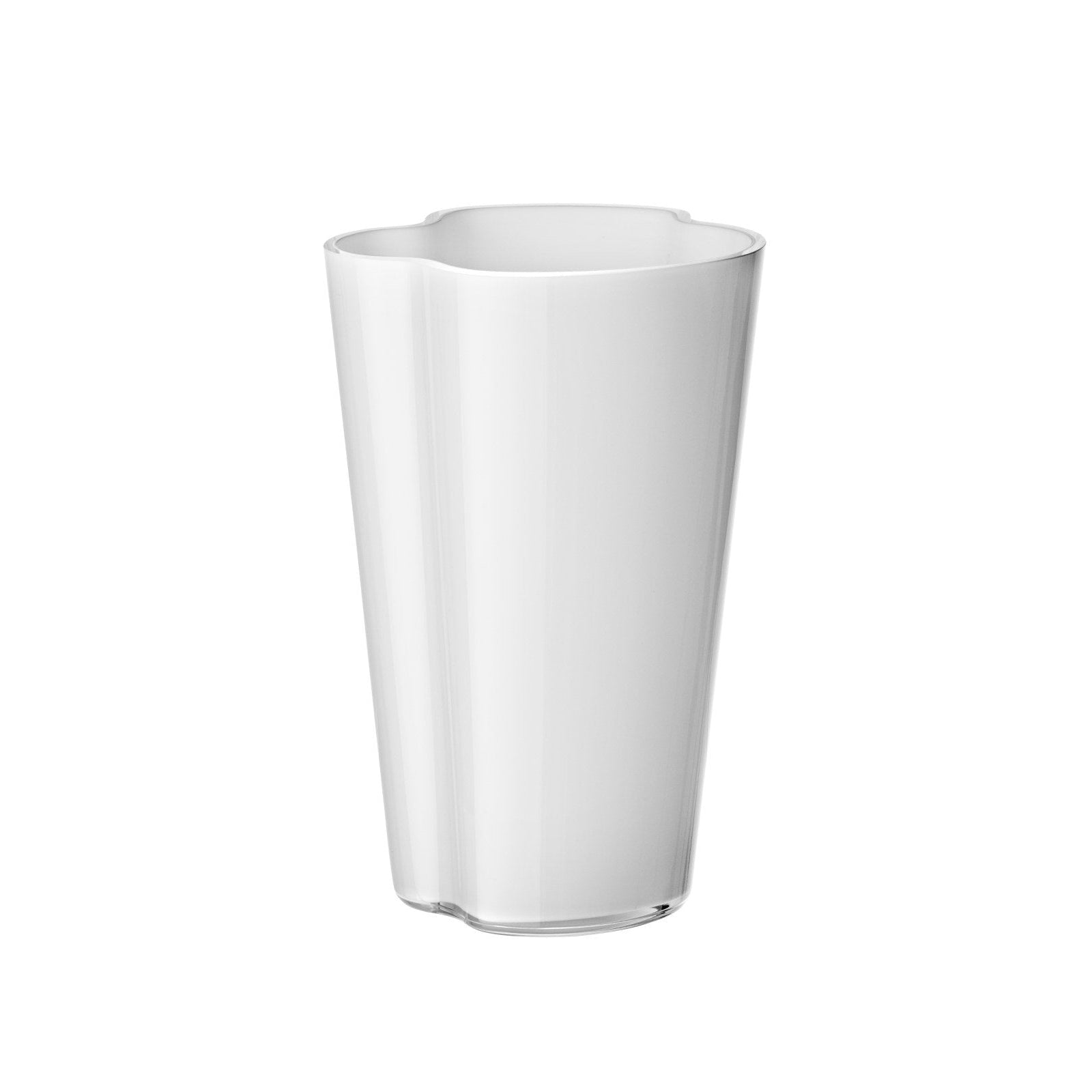 Iittala alvar aalto vaso branco, 22 cm
