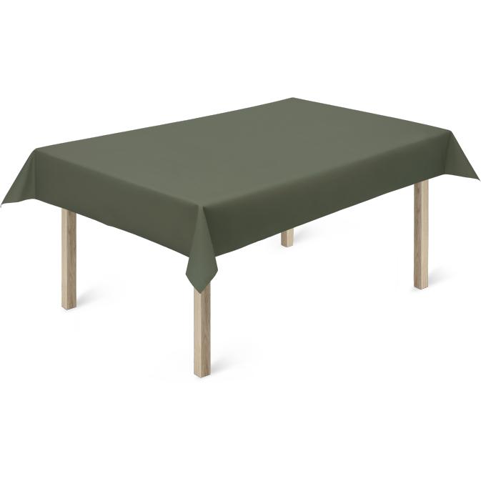 Toinha de mesa de acrílico básica Juna verde escuro, 140 cm