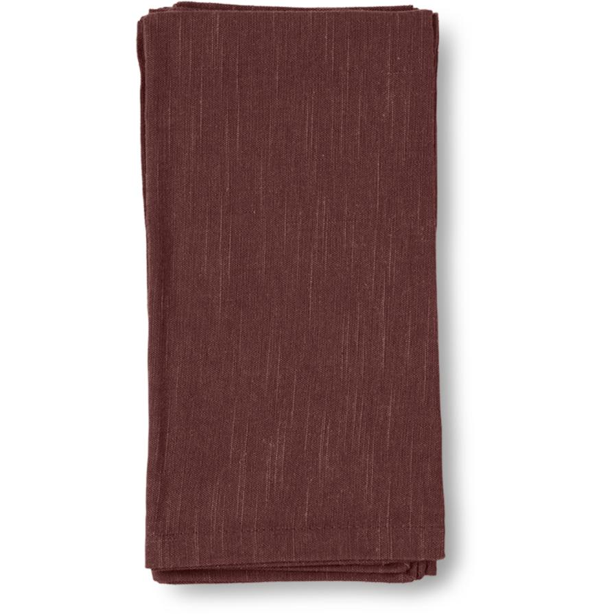 Juna Basic Cloth Serviets chokolade, 45x45 cm 4 stk.