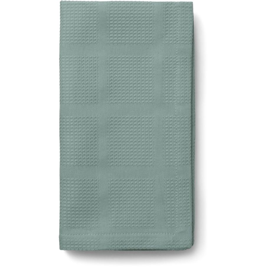 Serviette en tissu Juna Brick Turquoise, 45x45 Cm 4 Pièces.