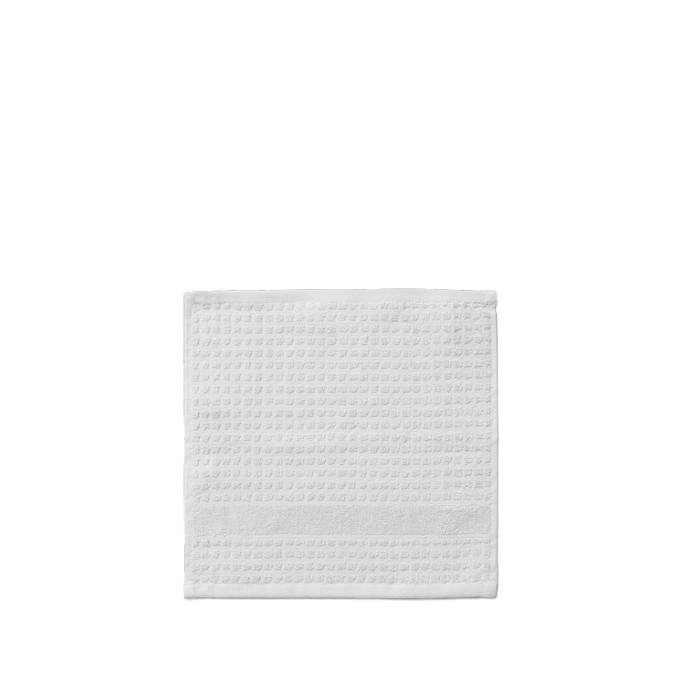 Juna Check Washcloth Light Gray, 30x30 cm