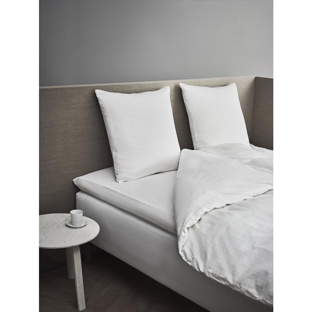 Juna Cube Bed Linen White, 140x200 Cm