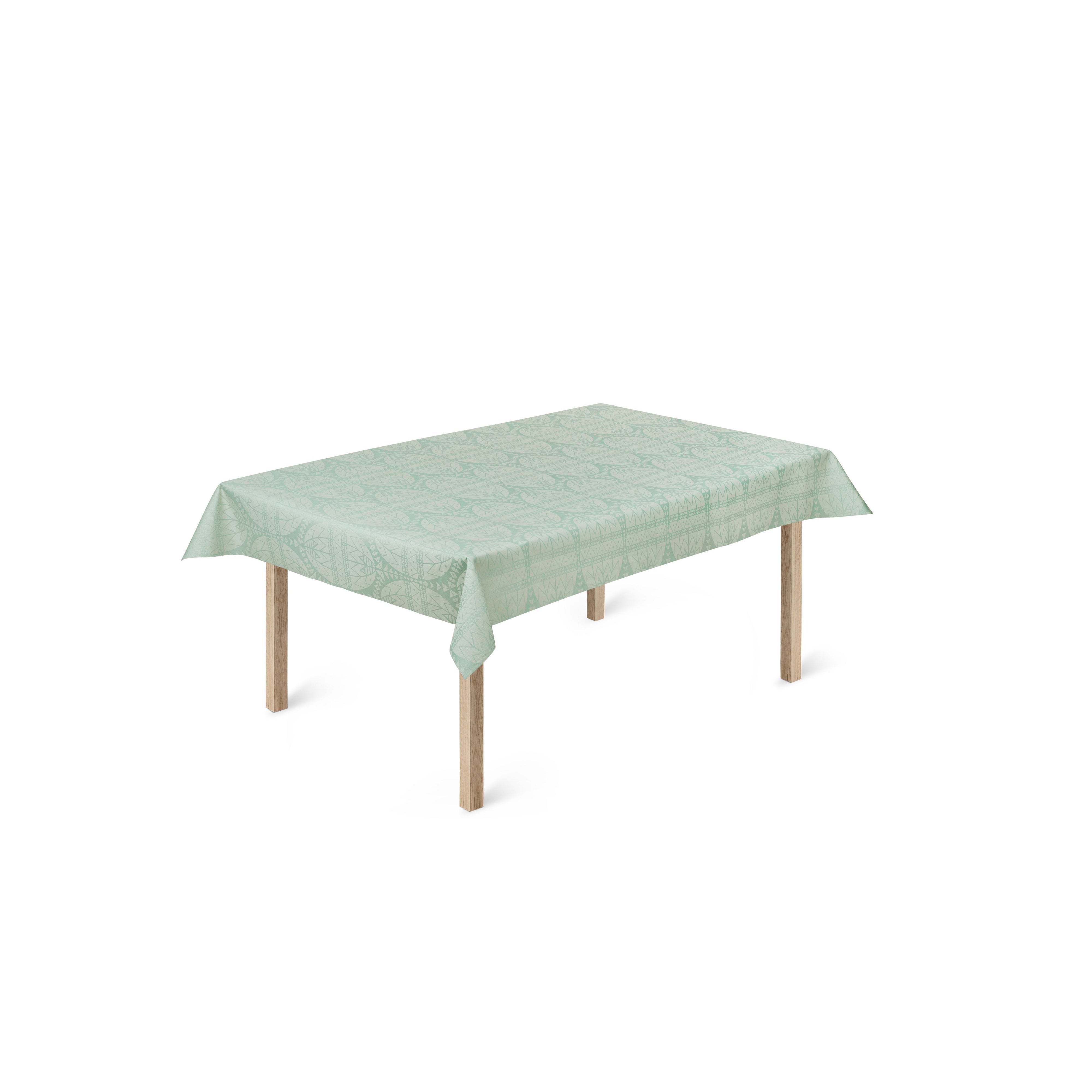 Toalha de mesa de acrílico da Páscoa de Rosendah, 140 cm, verde claro
