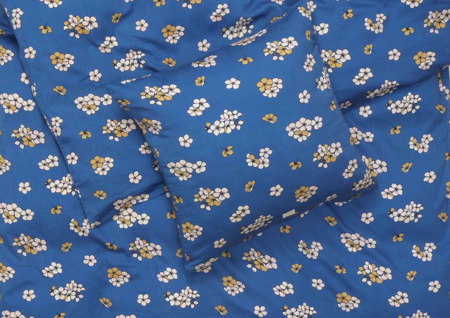 JUNA GRAND GRABEDIA Lino de cama 140 x220 cm, azul