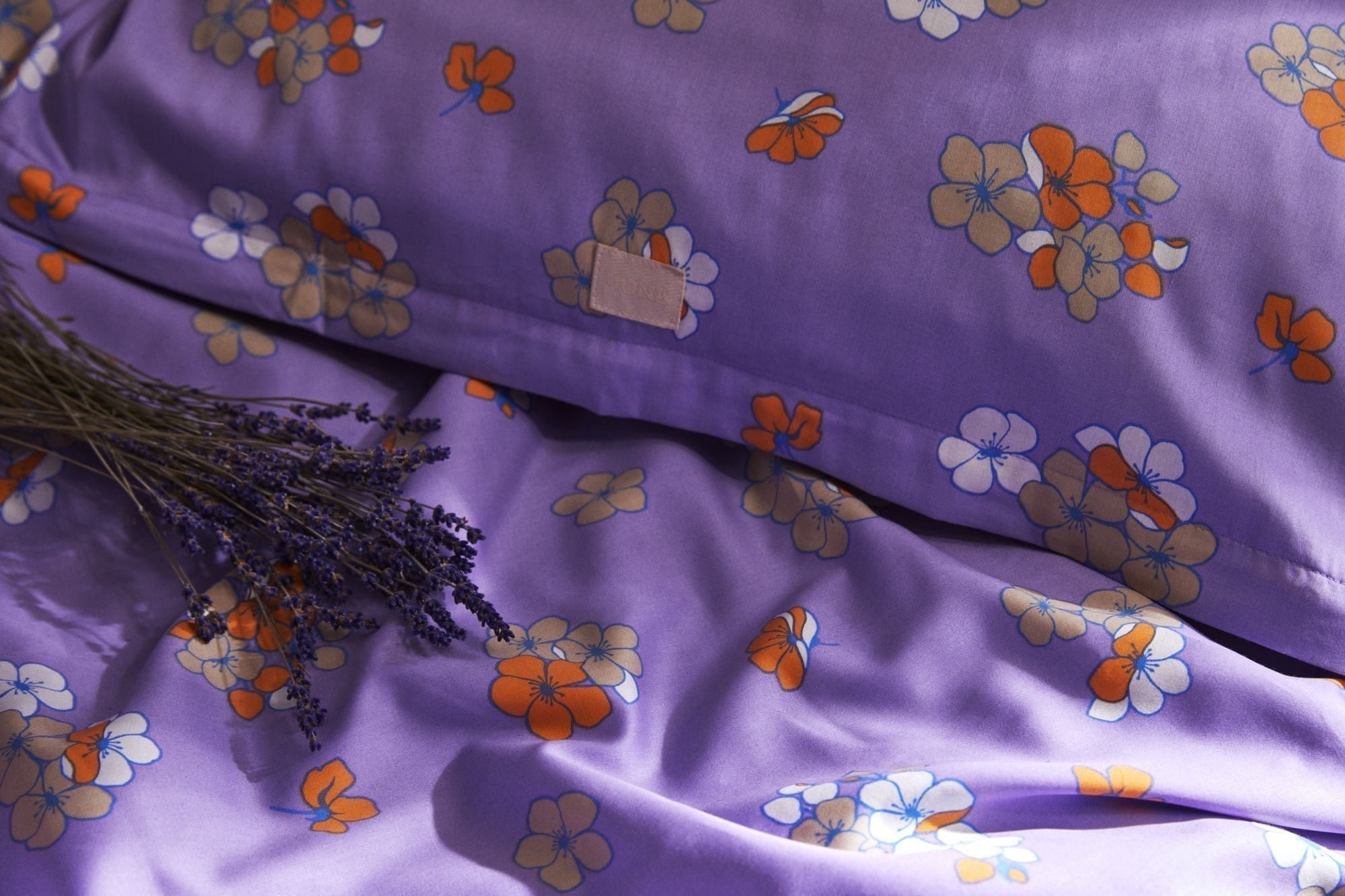 Juna Grand Pleasant Bed Linen 200x220 cm, lila