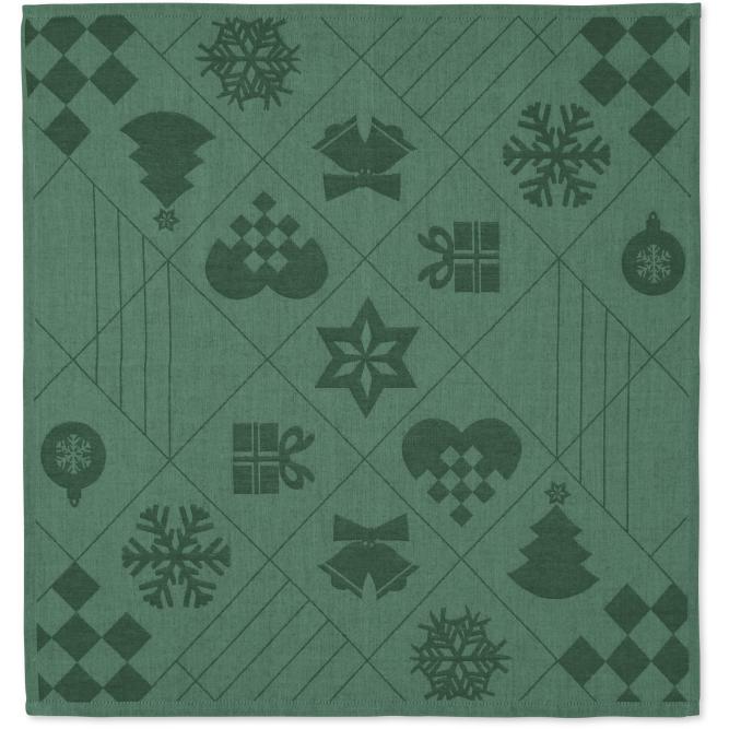 Sleava de tela de Juna Natale 45x45 cm 4 PCS., Verde