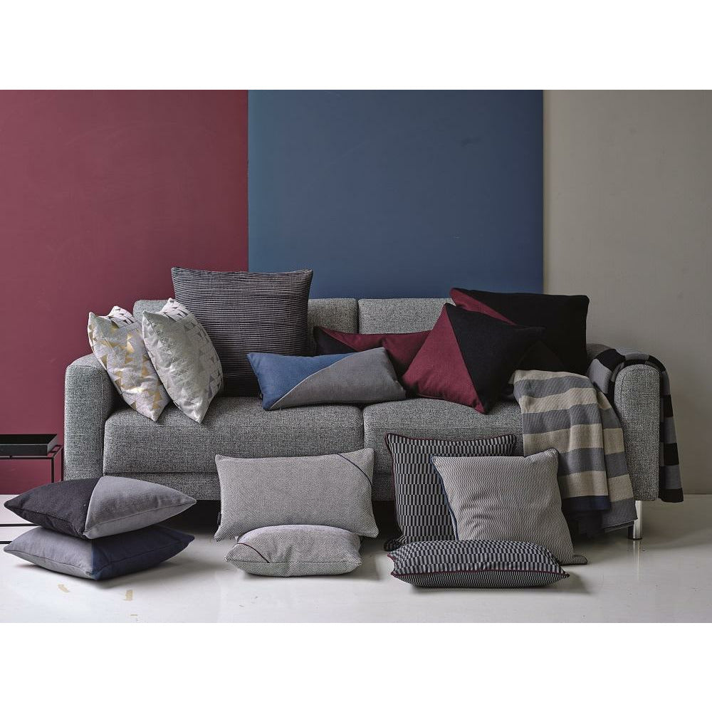Juna Percale Cushion Covers Gray, 50x70 cm