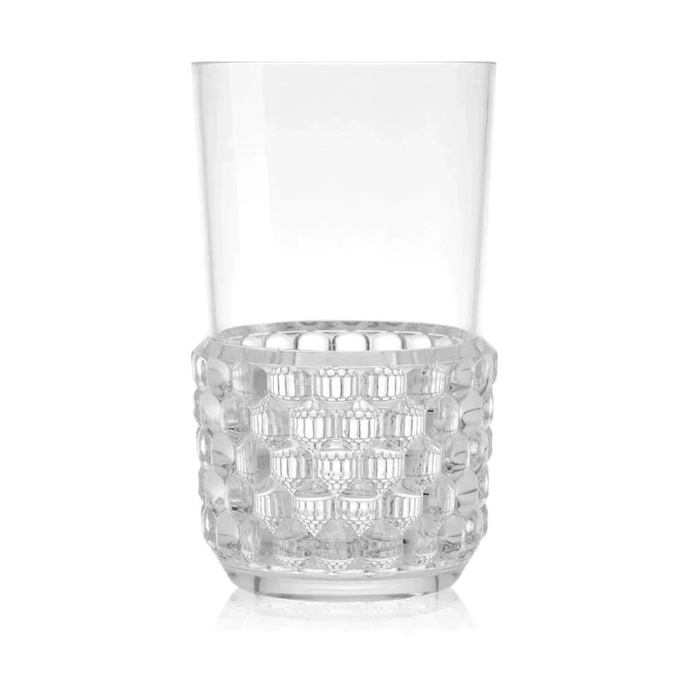 Kartell Jellies Family Set med 4 lange drikkebriller, Crystal