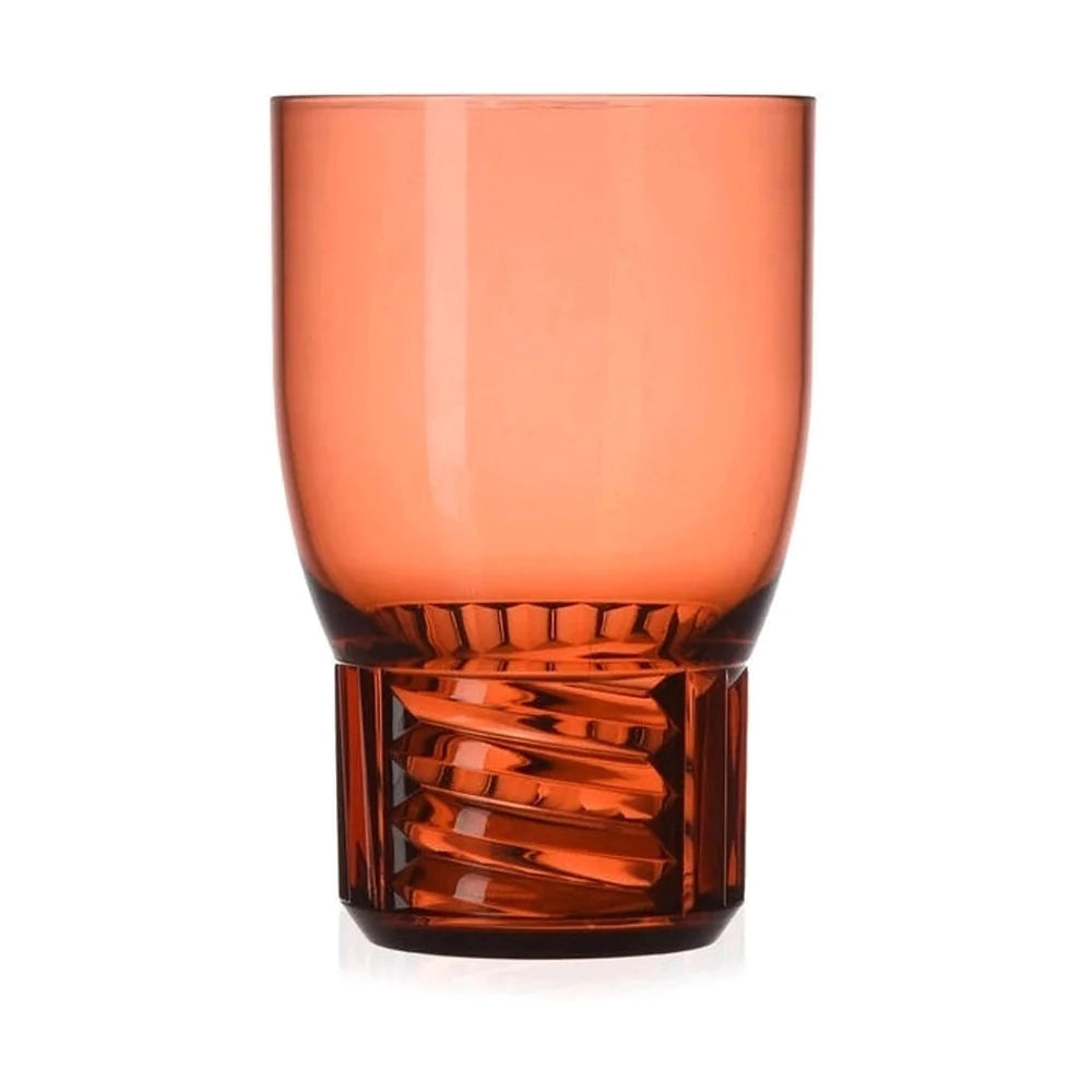 Kartell Trama Set Of 4 Water Glasses, Pink