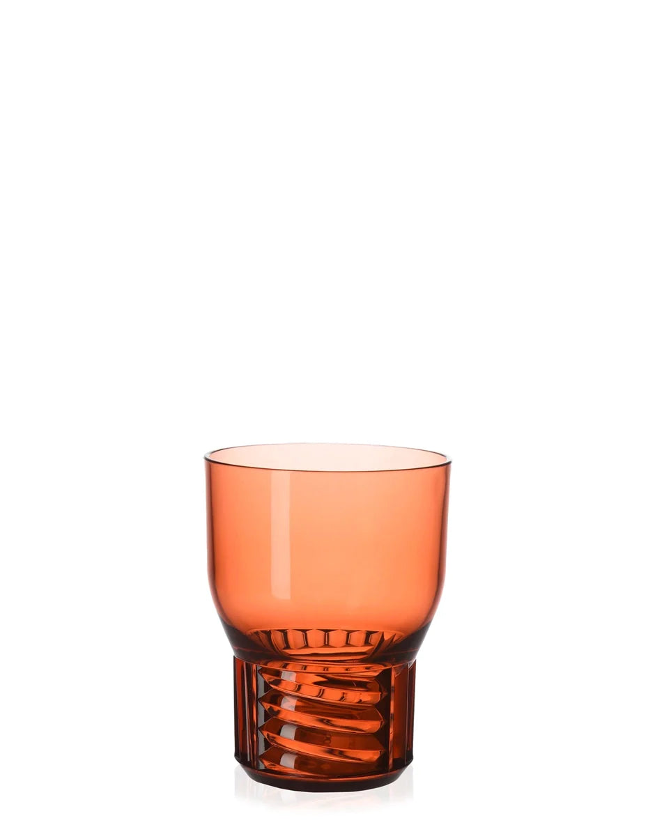 Kartell Trama Set Of 4 Wine Glasses, Pink